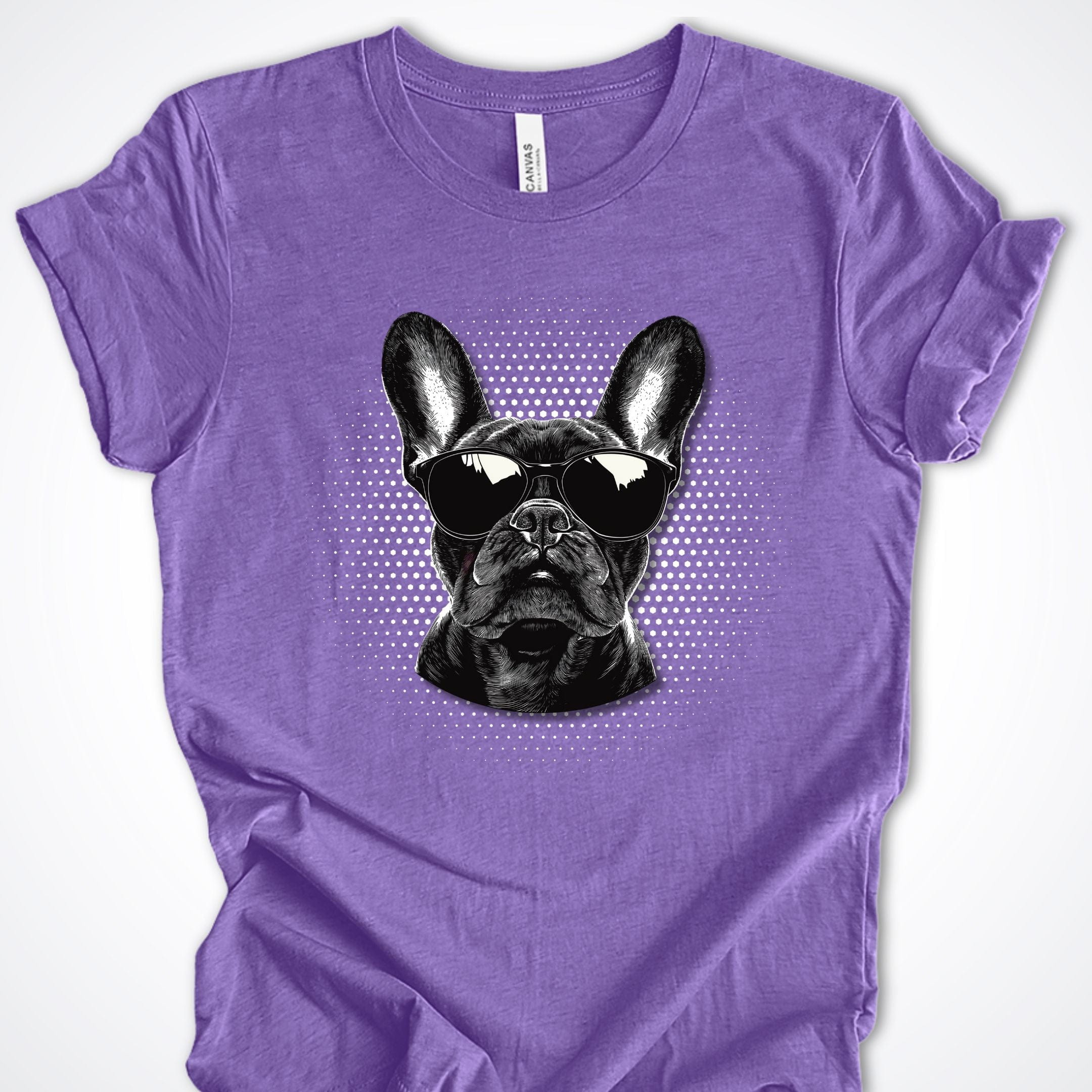 T-Shirt Heather Team Purple / S French Bulldog Top Dog Premium Unisex T-Shirt ReallyintoDogs