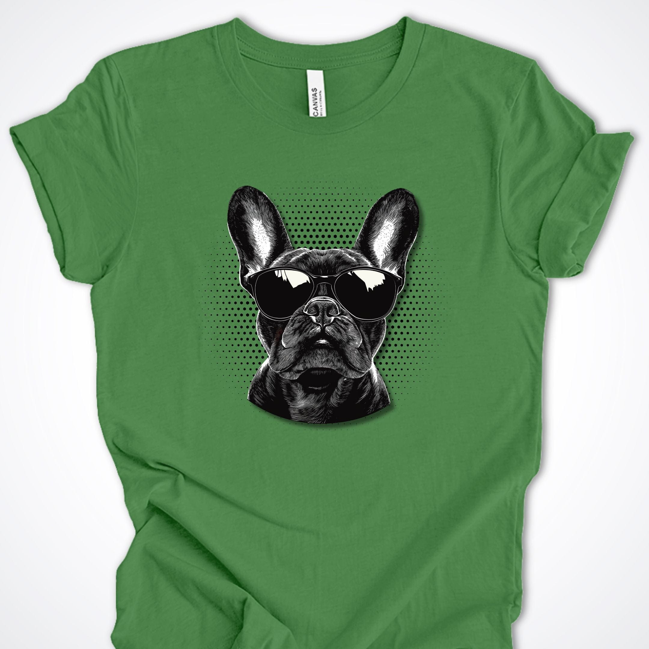 T-Shirt Leaf / S French Bulldog Top Dog Premium Unisex T-Shirt ReallyintoDogs