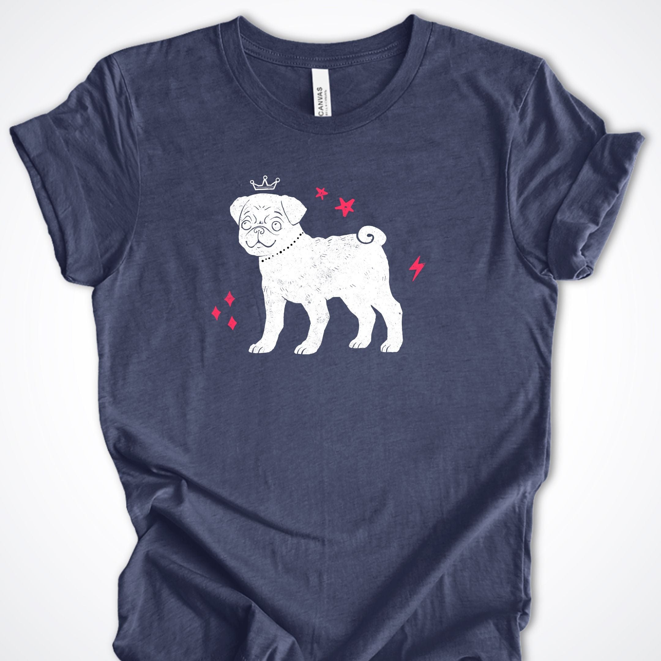 T-Shirt Heather Navy / S Galactic Dog Premium Unisex T-Shirt ReallyintoDogs