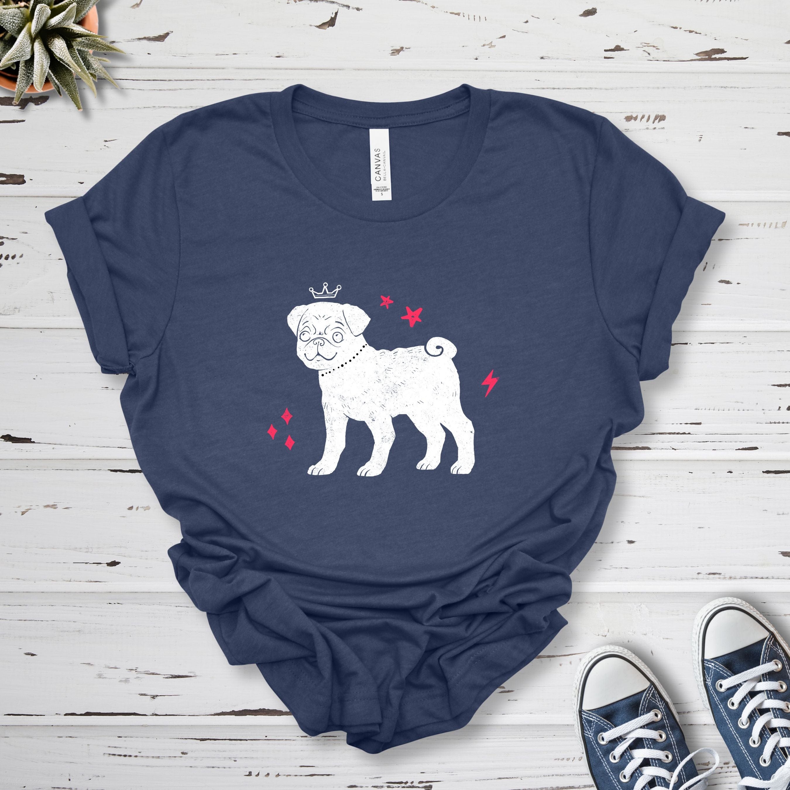 T-Shirt Heather Navy / S Galactic Dog Premium Unisex T-Shirt --reallyintothat