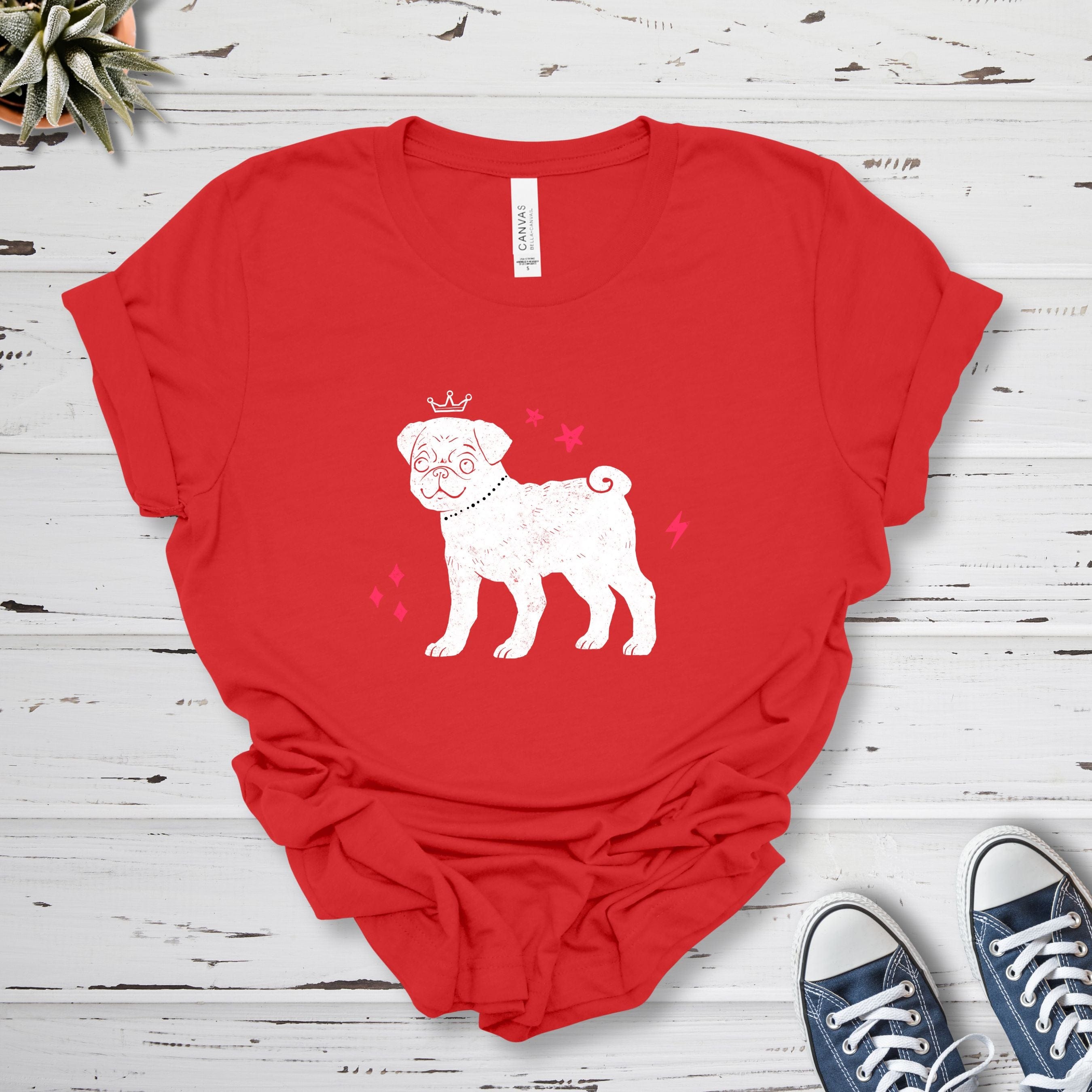 T-Shirt Red / S Galactic Dog Premium Unisex T-Shirt --reallyintothat