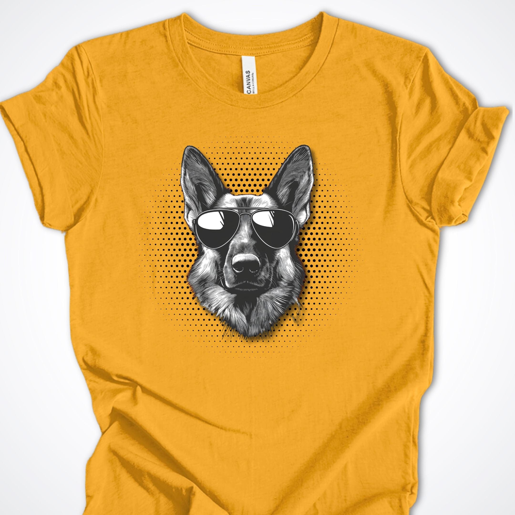 T-Shirt Gold / S German Shepherd Top Dog Premium Unisex T-Shirt ReallyintoDogs