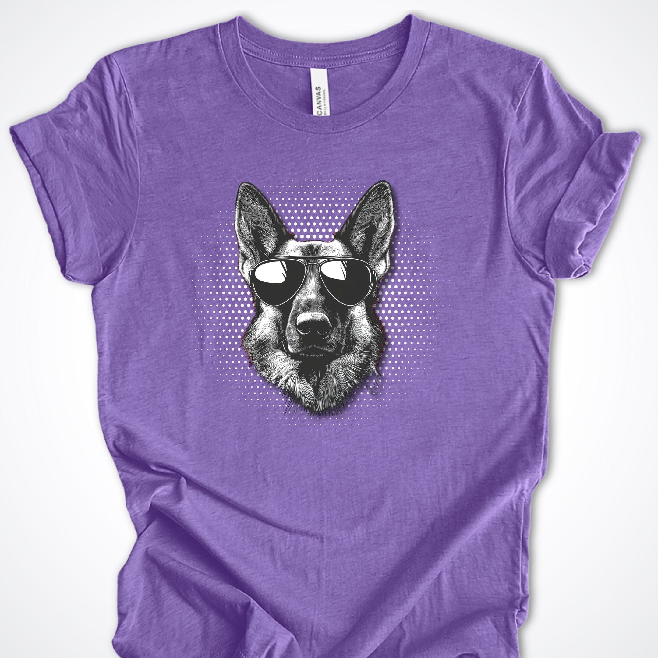 T-Shirt Heather Team Purple / S German Shepherd Top Dog Premium Unisex T-Shirt ReallyintoDogs