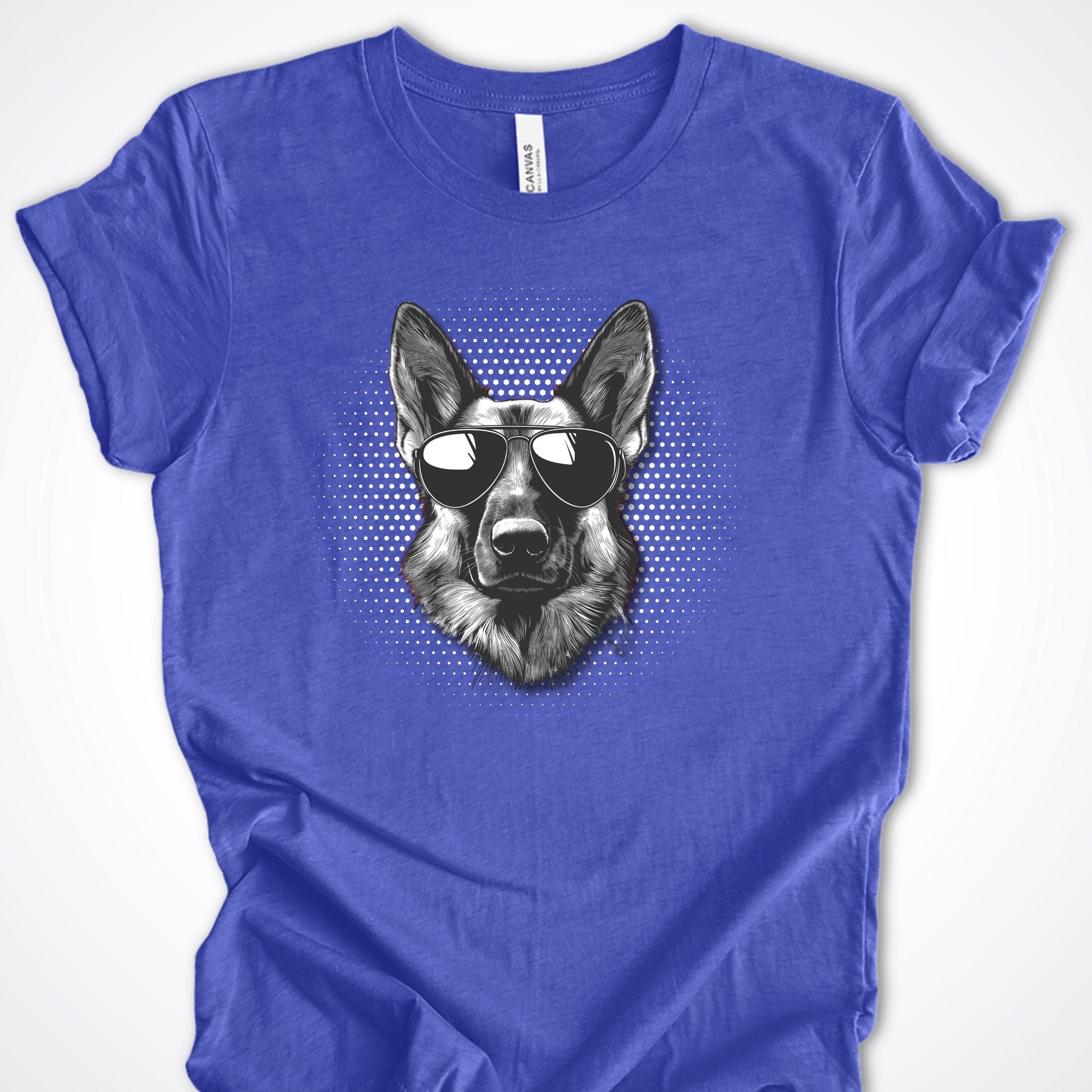 T-Shirt Heather True Royal / S German Shepherd Top Dog Premium Unisex T-Shirt ReallyintoDogs