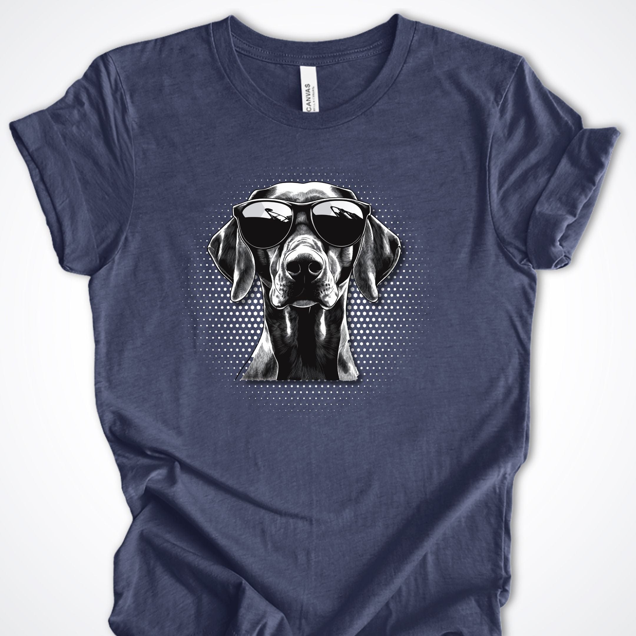 T-Shirt Heather Navy / S German Shorthair Pointer Top Dog Premium Unisex T-Shirt ReallyintoDogs