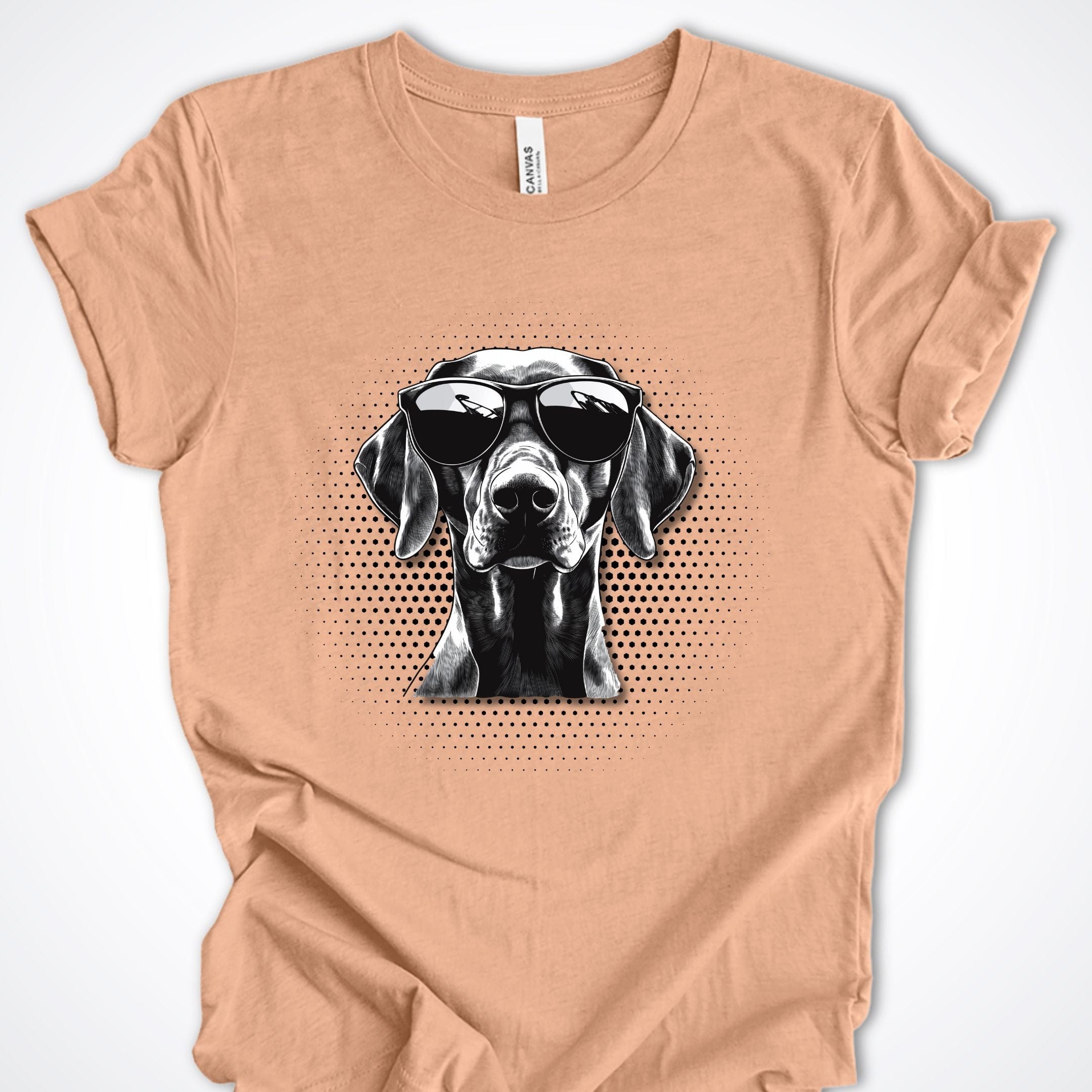 T-Shirt Heather Peach / S German Shorthair Pointer Top Dog Premium Unisex T-Shirt ReallyintoDogs