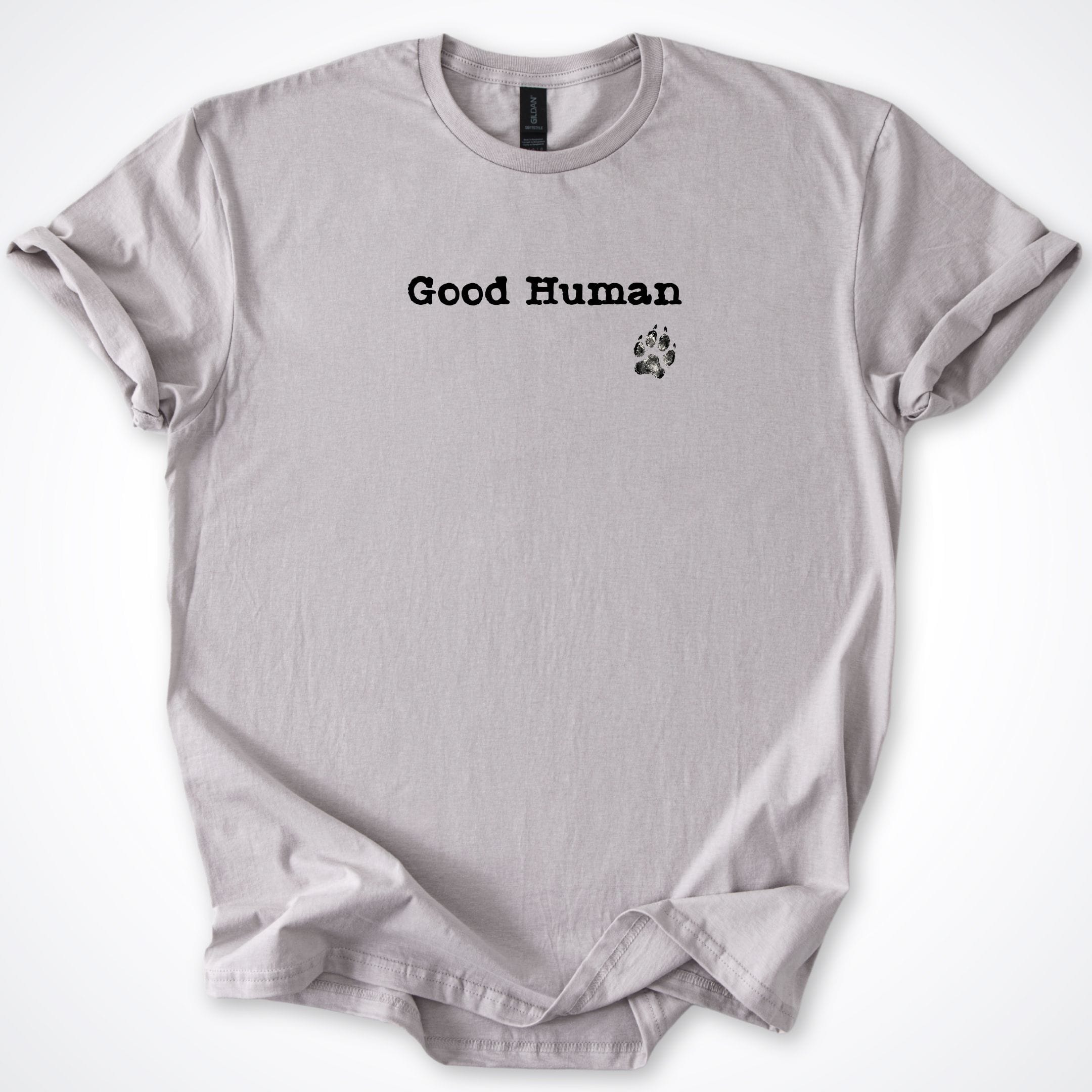 T-Shirt Ice Grey / S Good Human T-Shirt ReallyintoDogs