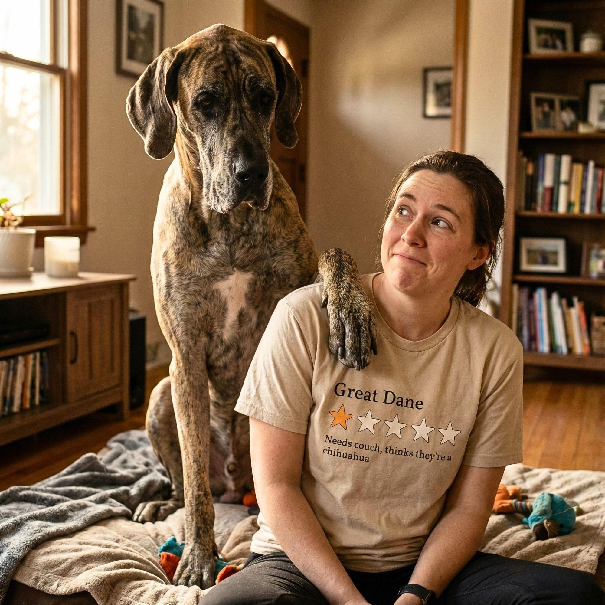 T-Shirt Great Dane One Star Review 1.0 T-Shirt ReallyintoDogs