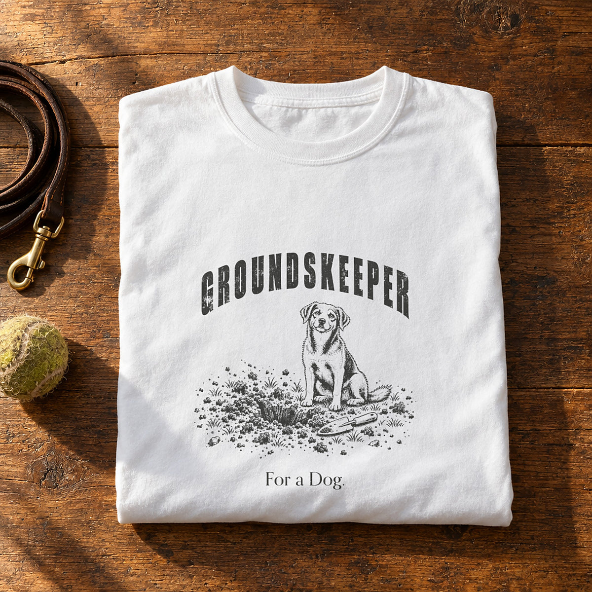 Groundskeeper. For A Dog. Arch White folded