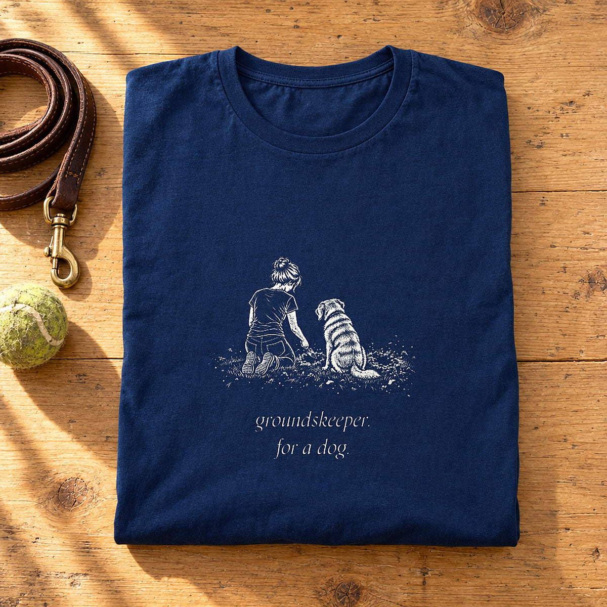 Groundskeeper. For A Dog. Sketch Navy folded