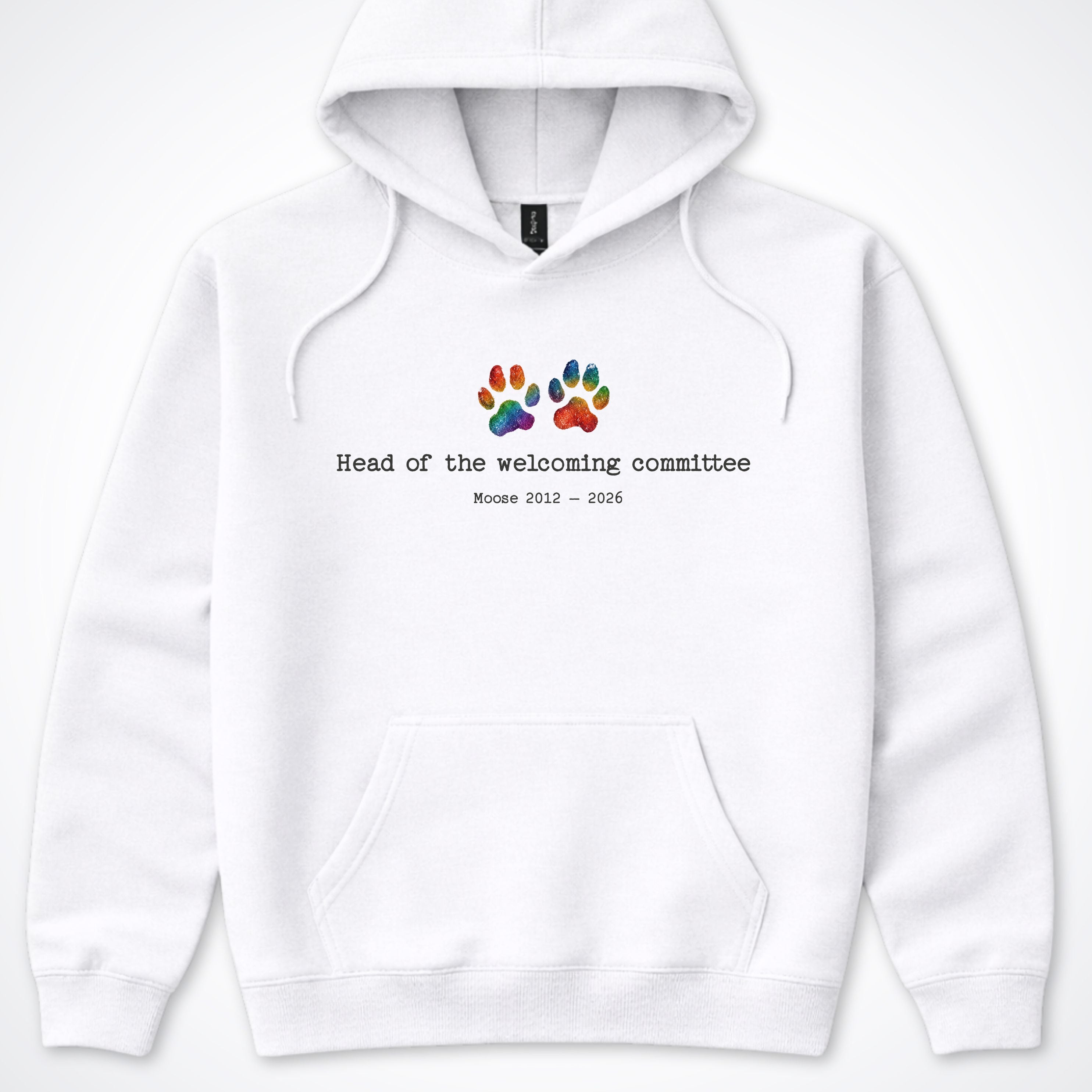 Head Of The Welcoming Committee - Personalized Memorial Hooded Sweatshirt