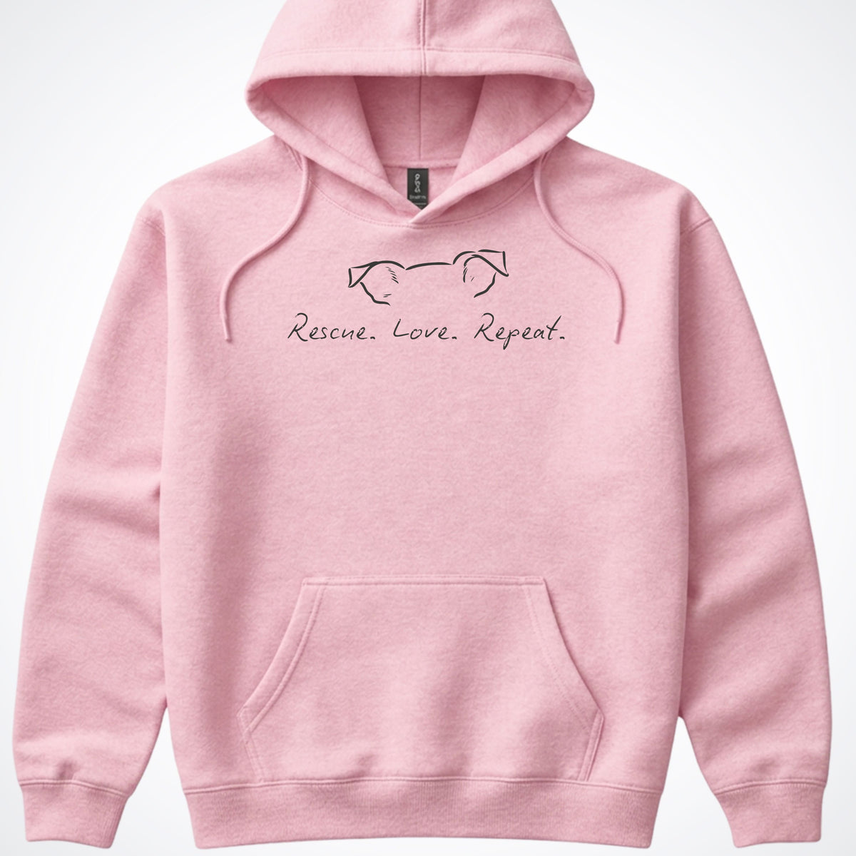 Rescue Love Repeat Hooded Sweatshirt