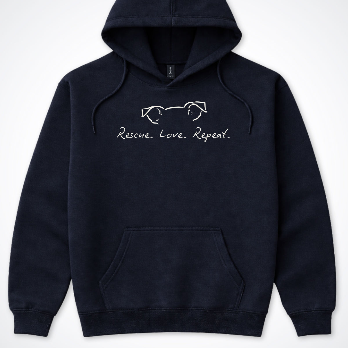 Rescue Love Repeat Hooded Sweatshirt