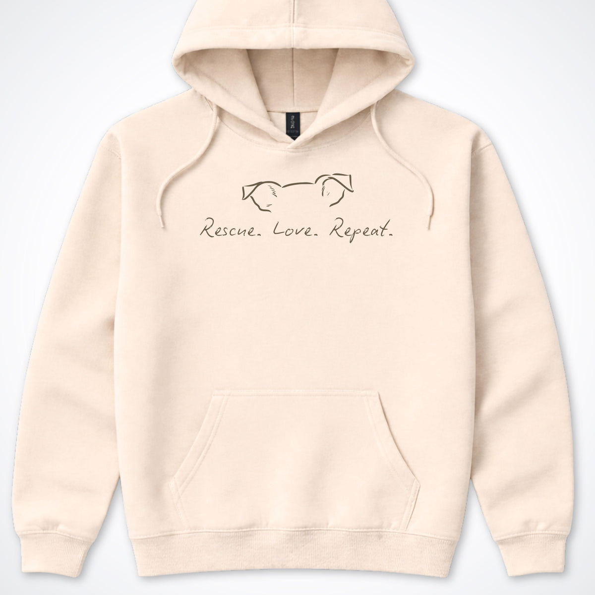 Rescue Love Repeat Hooded Sweatshirt