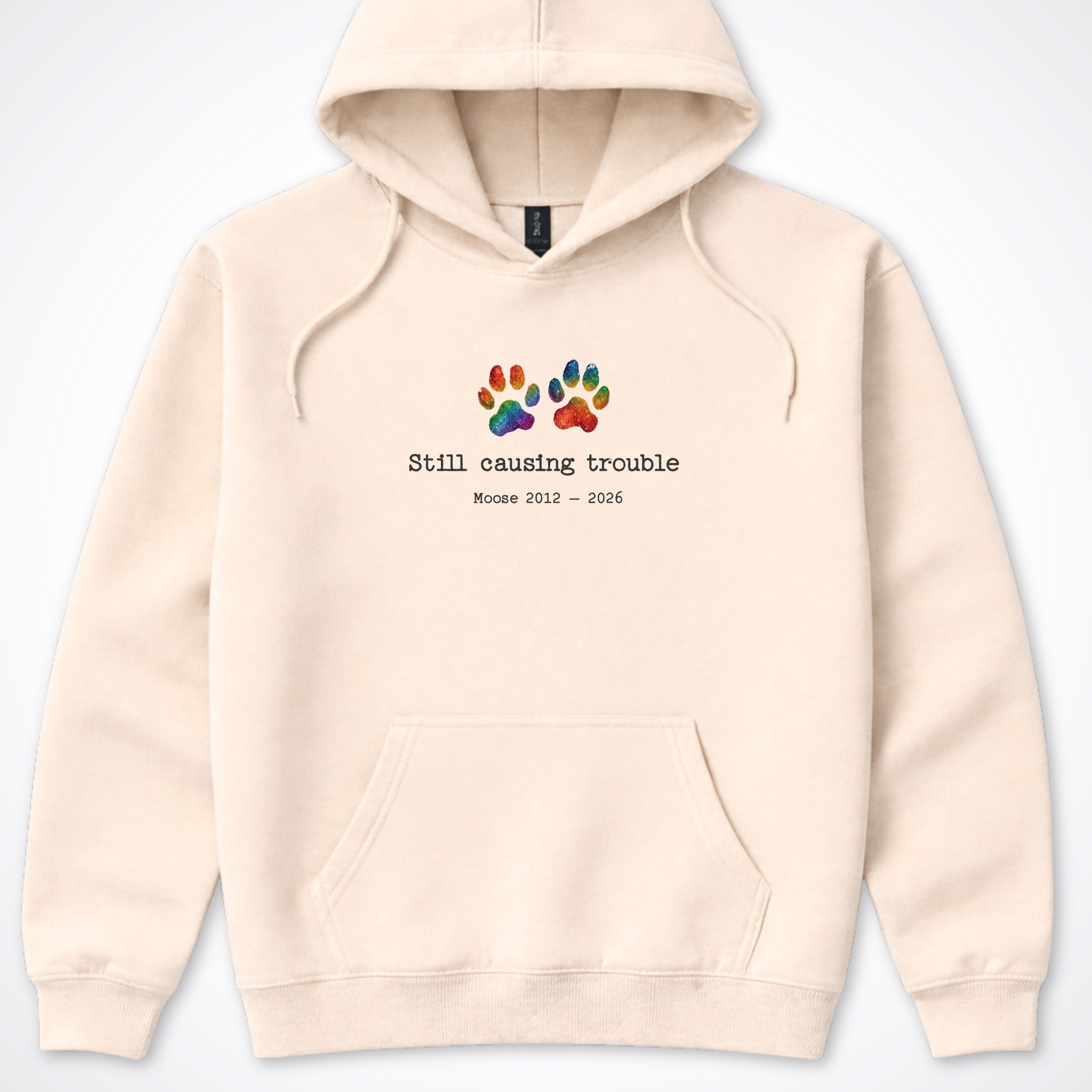 Still Causing Trouble - Personalized Memorial Hooded Sweatshirt