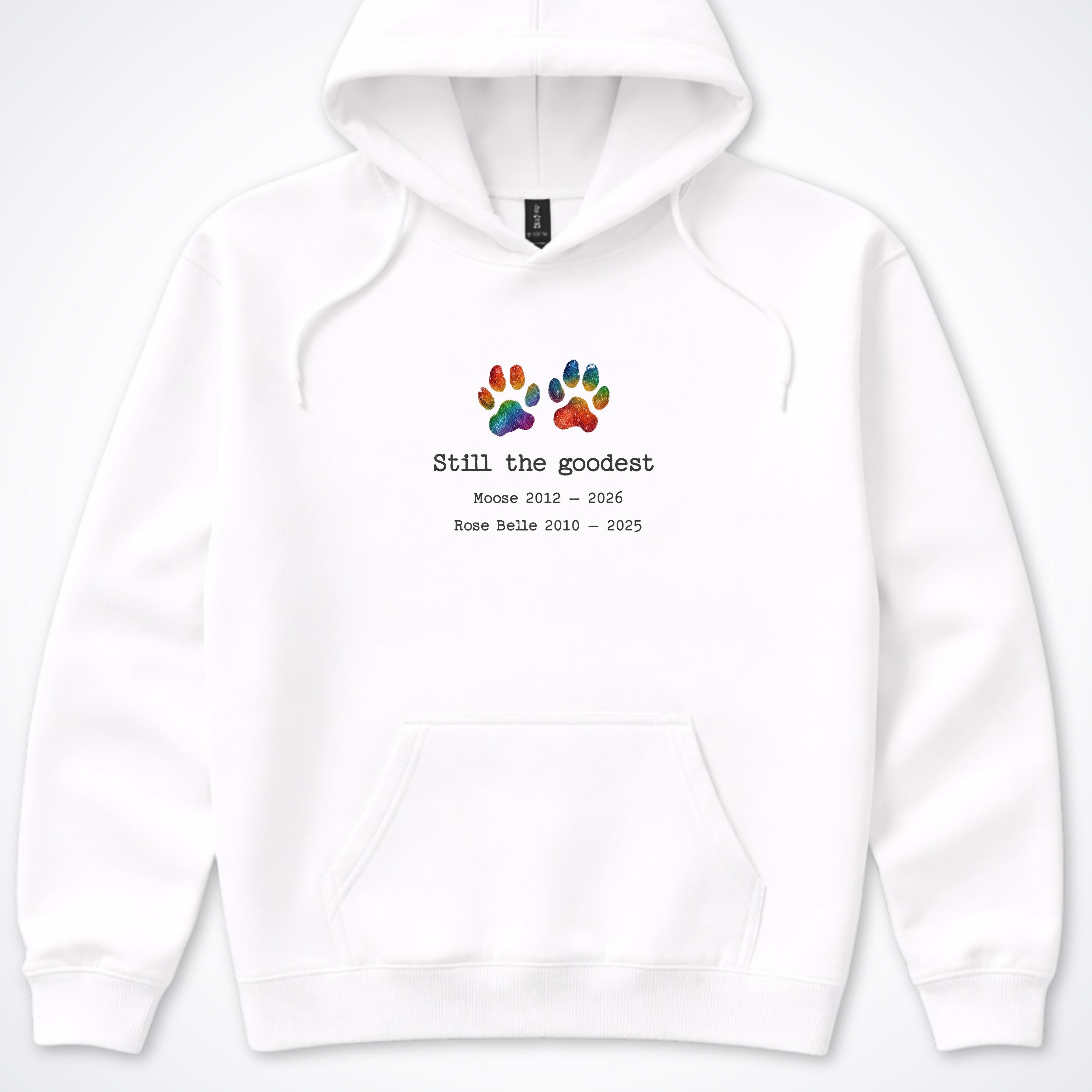 Still The Goodest 2 Dogs - Personalized Memorial Hooded Sweatshirt