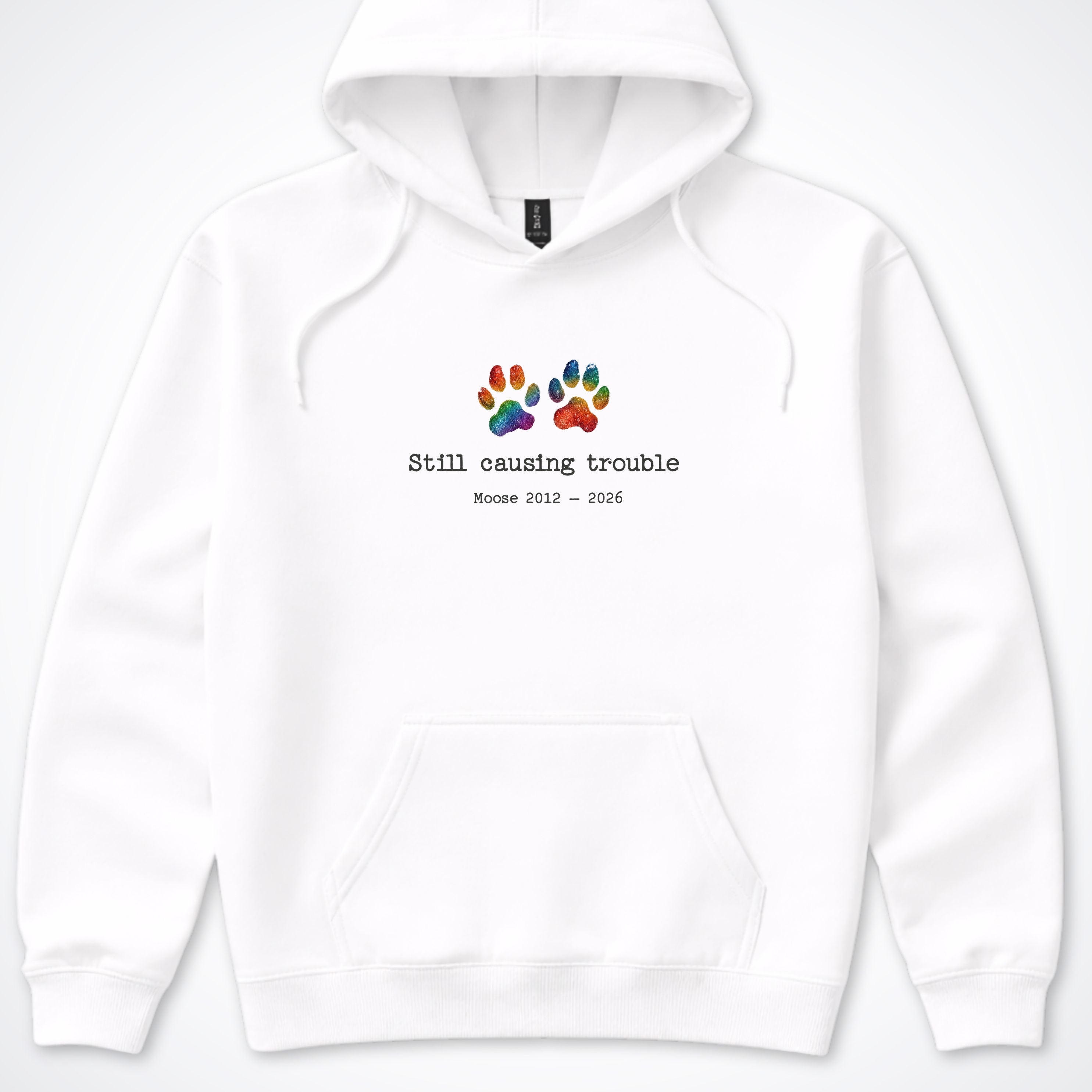Still Causing Trouble - Personalized Memorial Hooded Sweatshirt