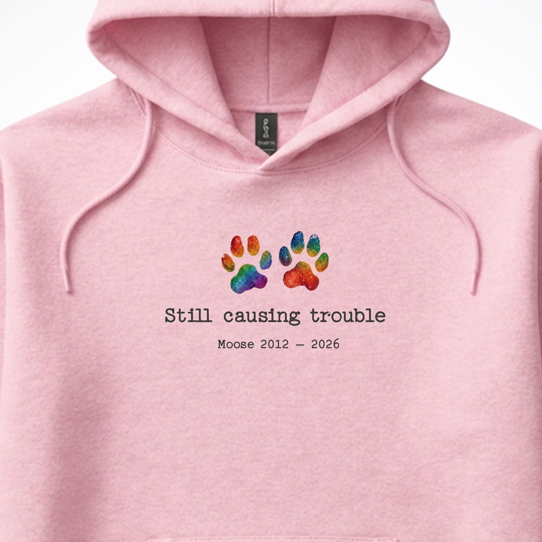 Still Causing Trouble - Personalized Memorial Hooded Sweatshirt