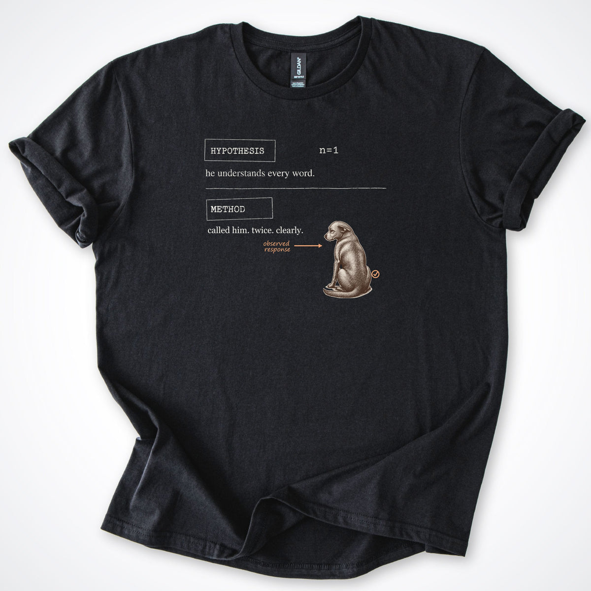 T-Shirt Black / S Hypothesis Classic T-Shirt ReallyintoDogs