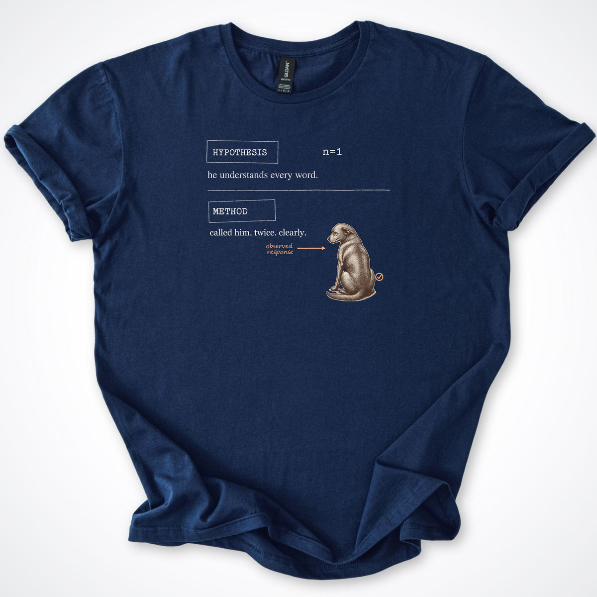 T-Shirt Navy / S Hypothesis Classic T-Shirt ReallyintoDogs