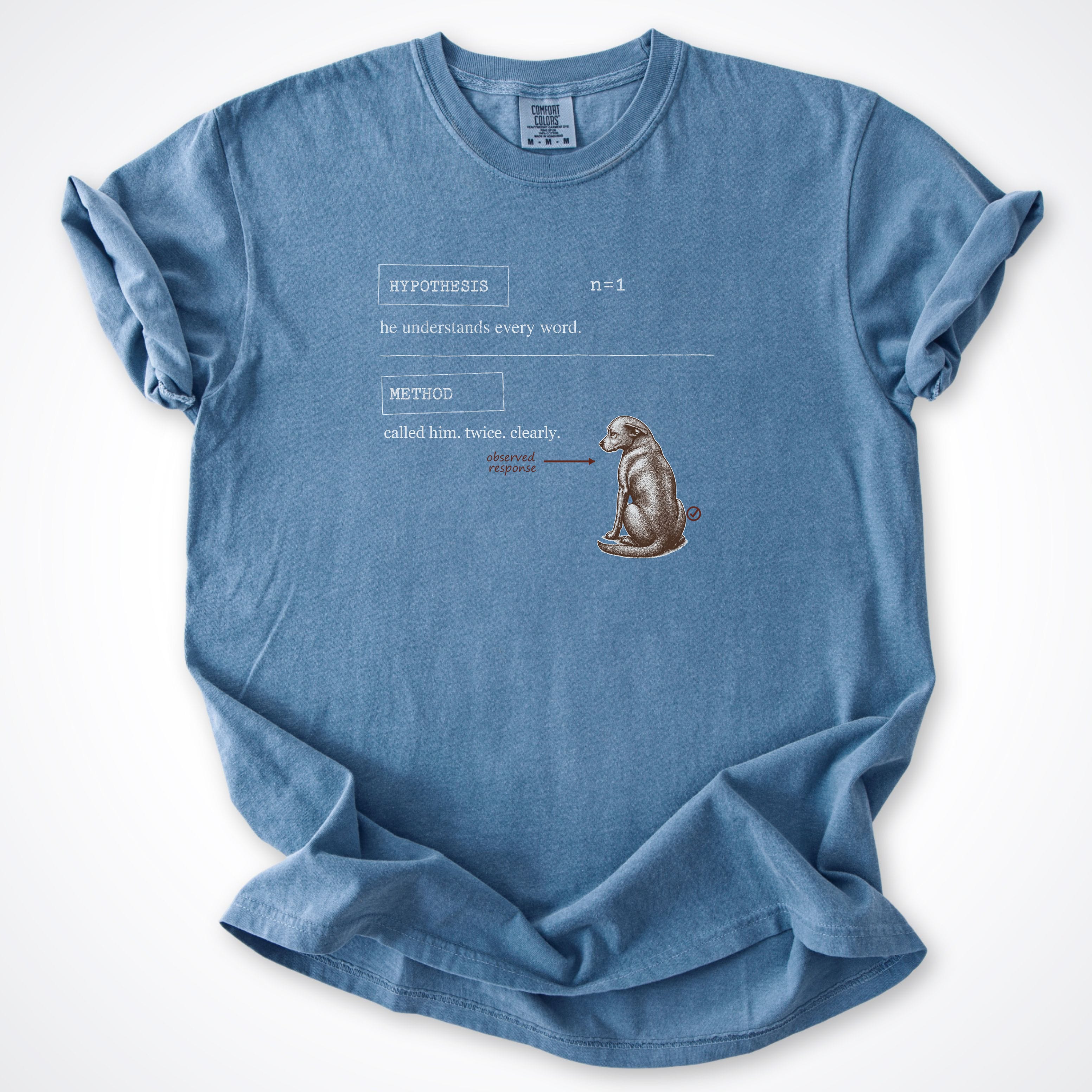 T-Shirt Blue Jean / S Hypothesis Premium T-Shirt ReallyintoDogs