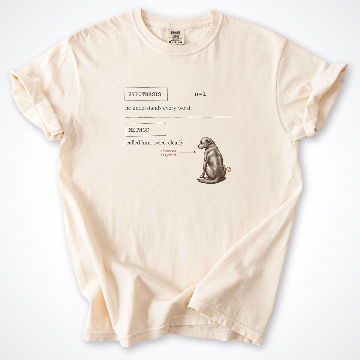 T-Shirt Ivory / S Hypothesis Premium T-Shirt ReallyintoDogs