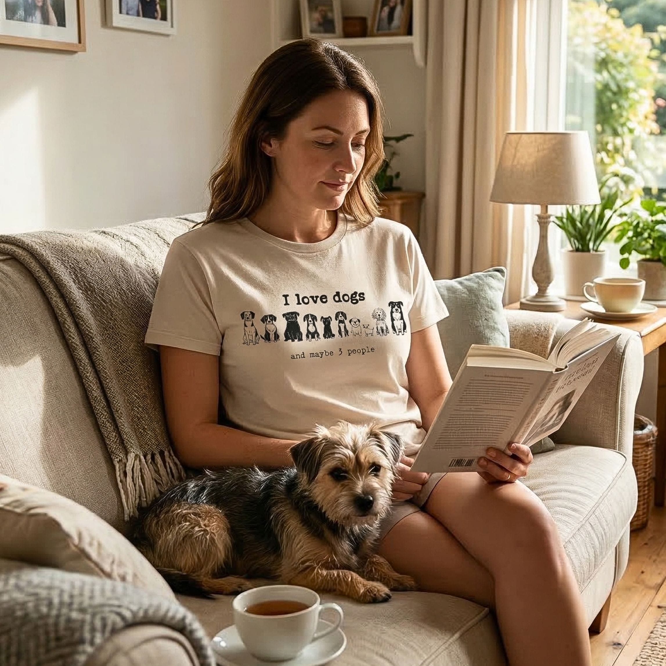 T-Shirt I Love Dogs And Maybe 3 People T-Shirt ReallyintoDogs