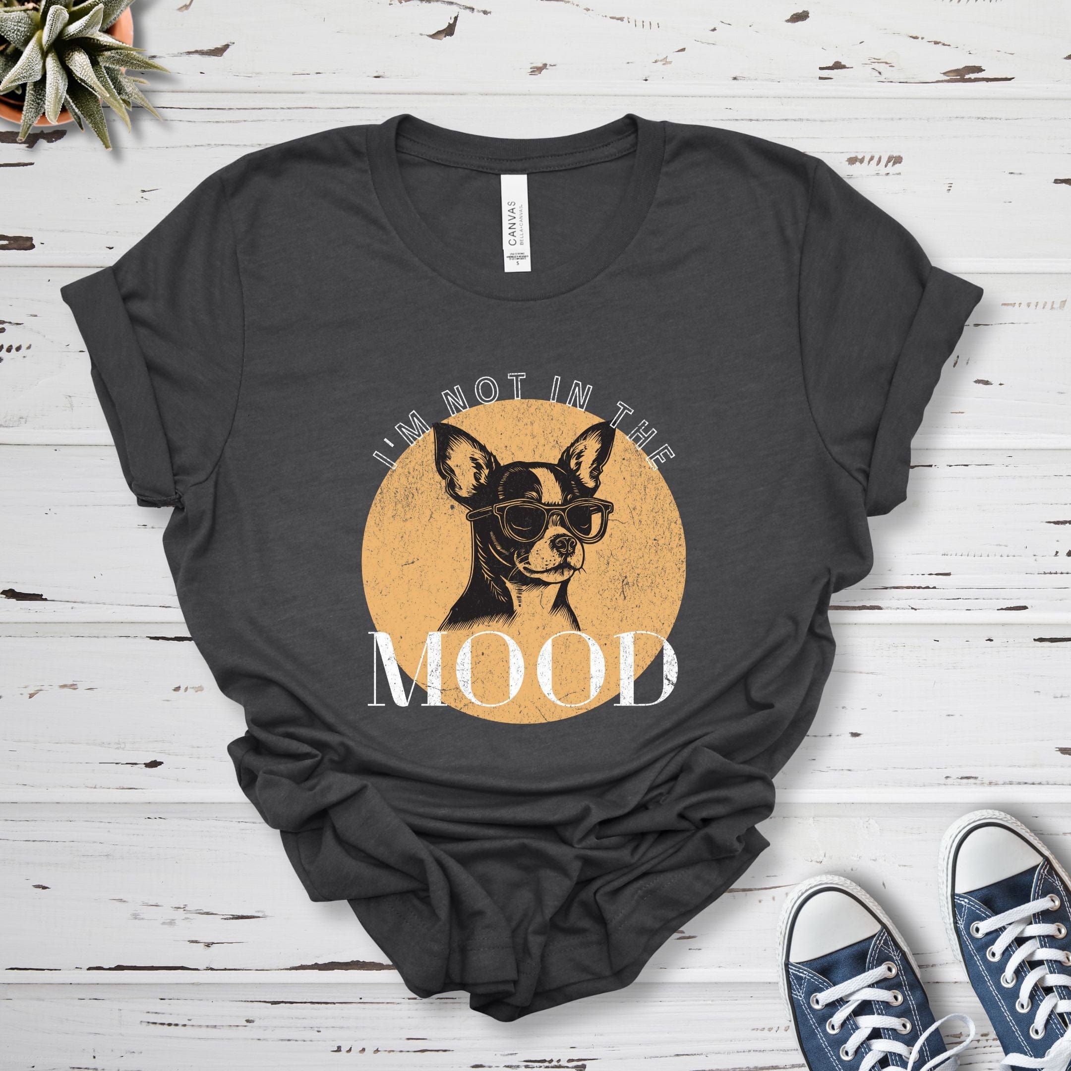 T-Shirt Dark Grey Heather / S I'm Not In The Mood Premium Unisex T-Shirt --reallyintothat