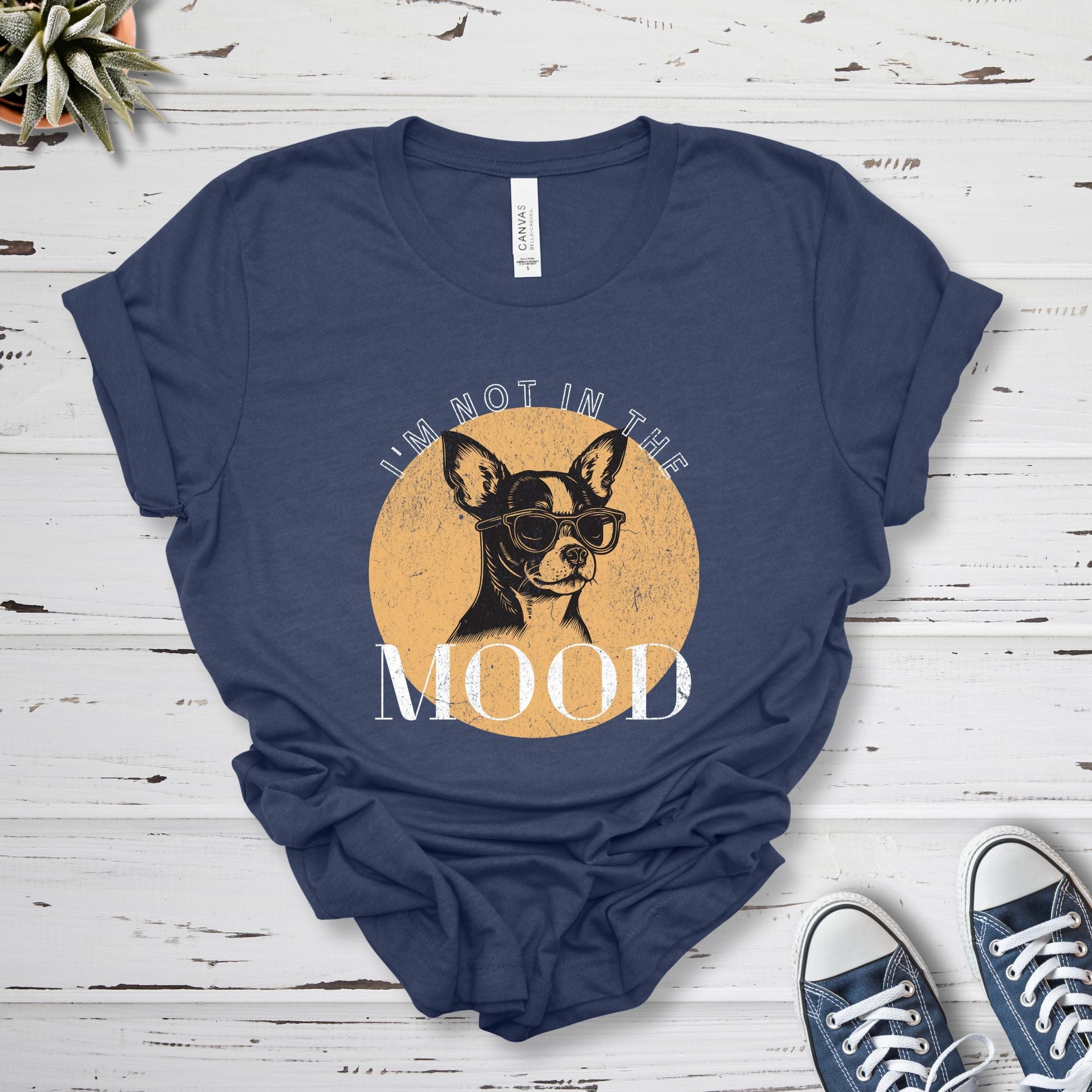 T-Shirt Heather Navy / S I'm Not In The Mood Premium Unisex T-Shirt --reallyintothat