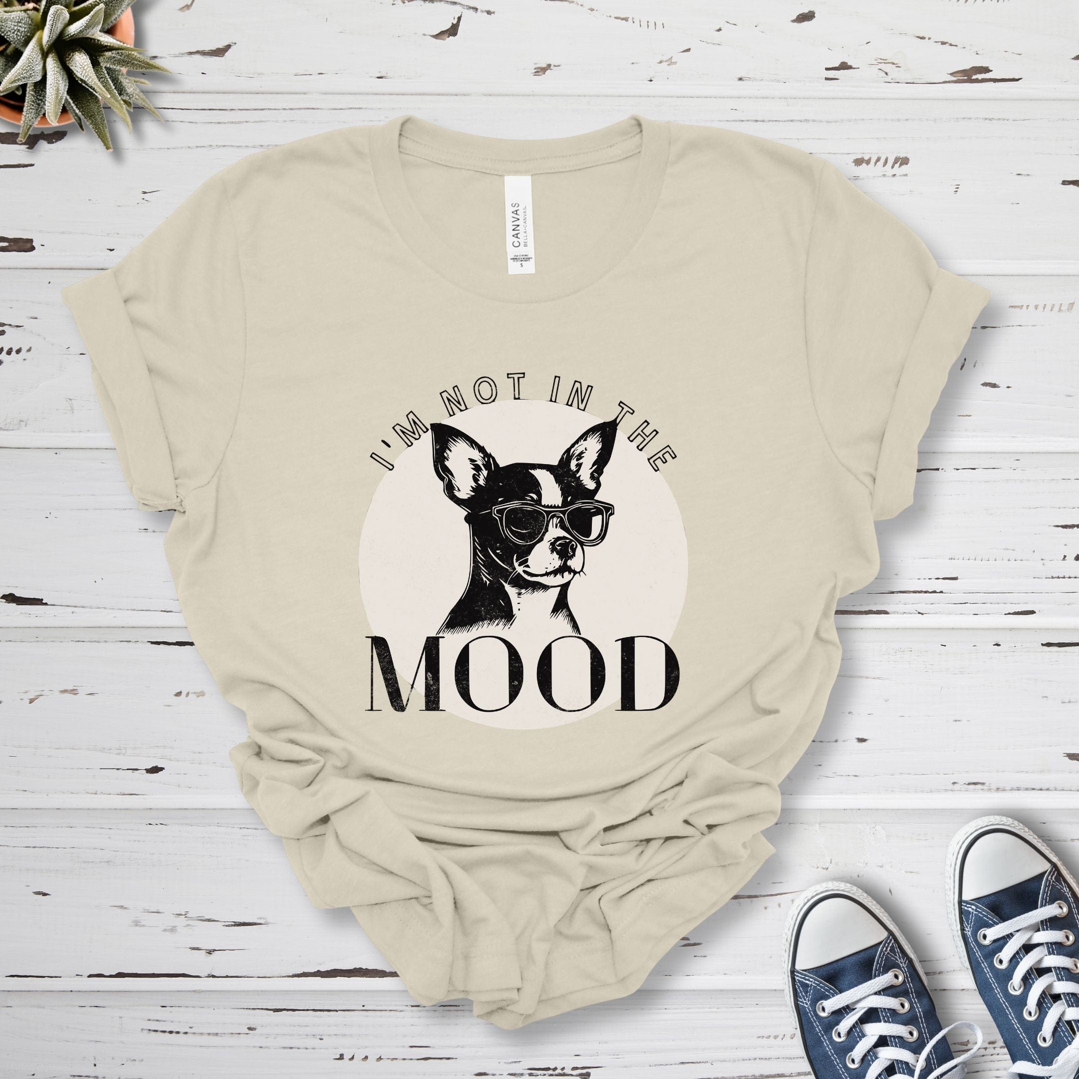 T-Shirt Natural / S I'm Not In The Mood Premium Unisex T-Shirt --reallyintothat