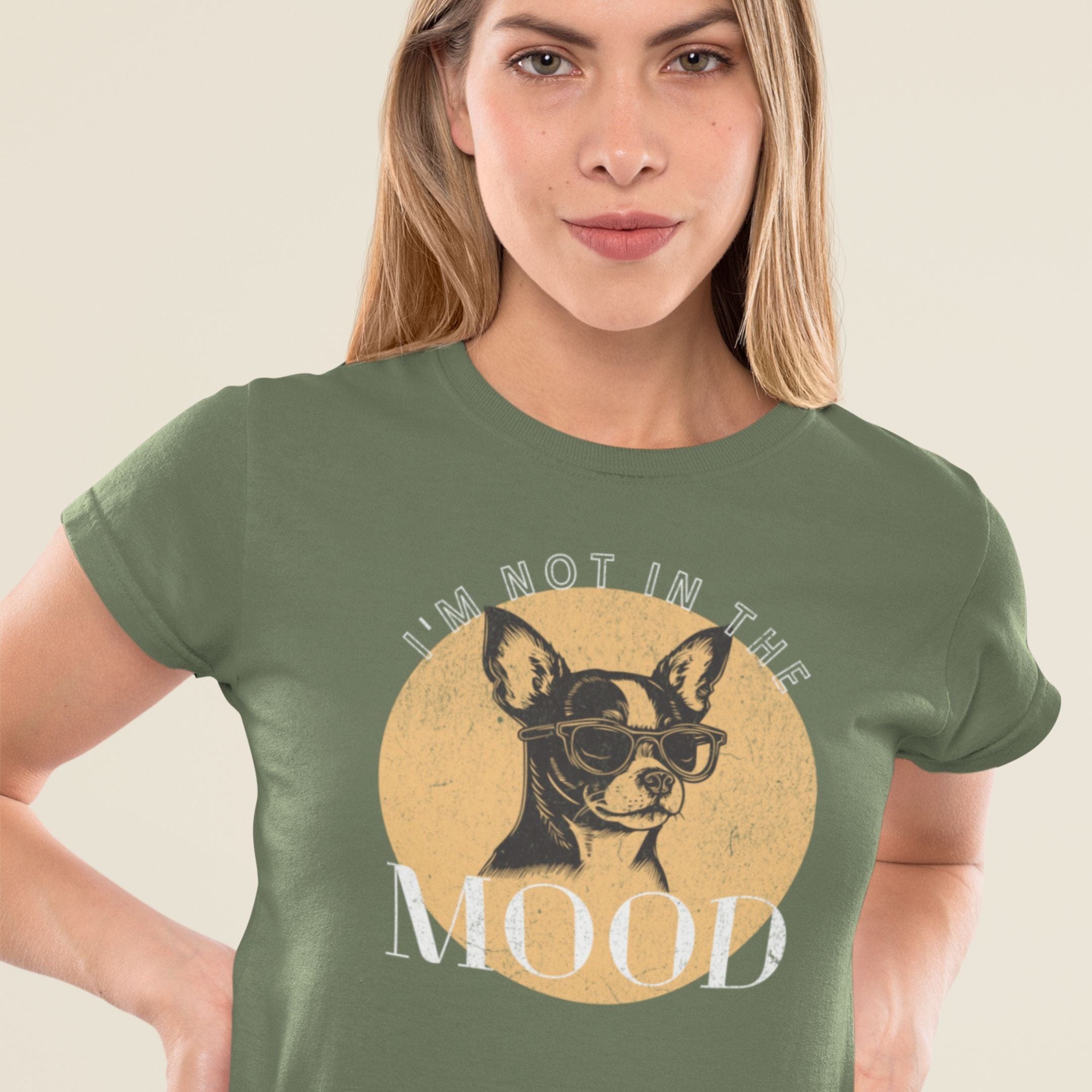 T-Shirt I'm Not In The Mood Premium Unisex T-Shirt ReallyintoDogs