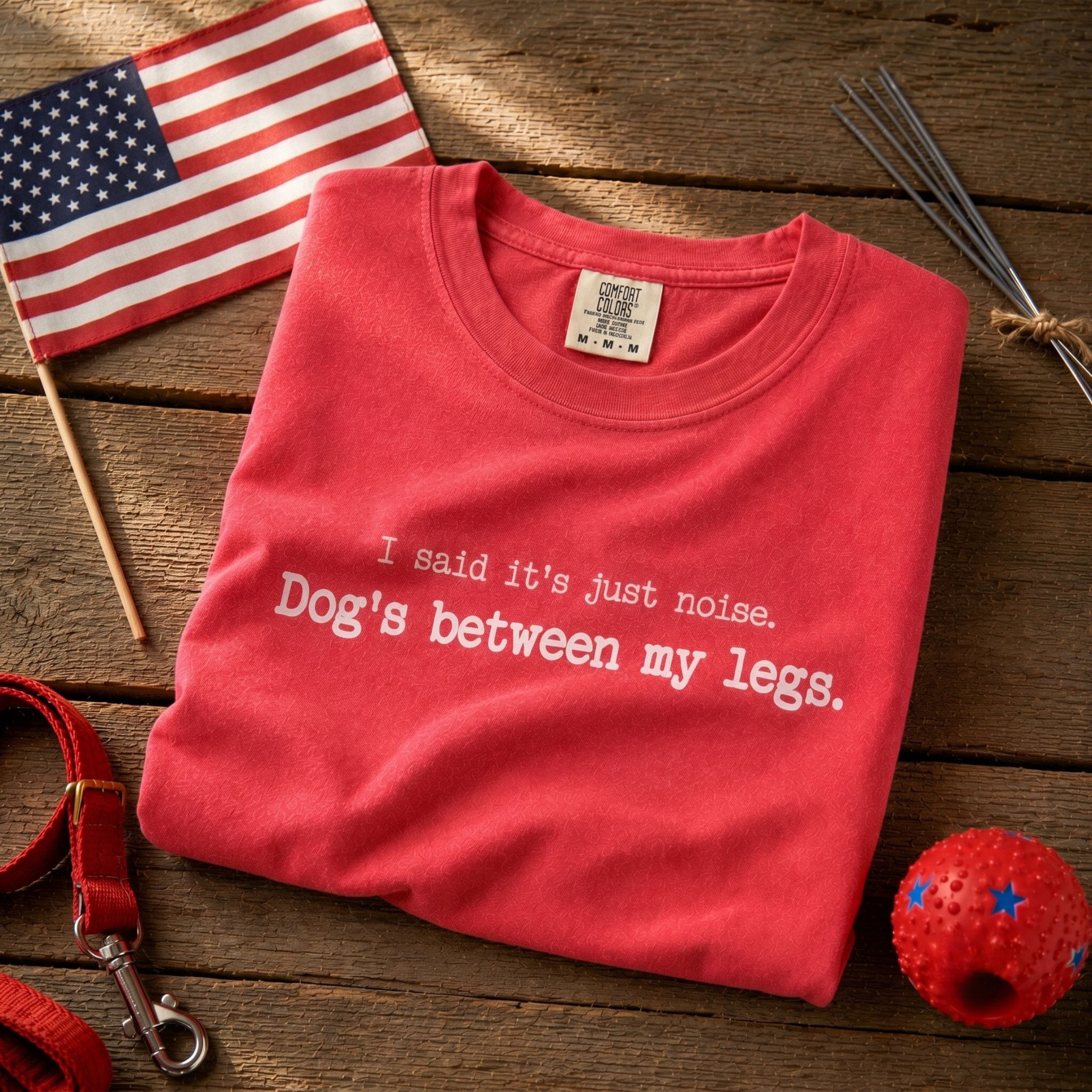 T-Shirt I Said It's Just Noise Comfort Colors T-Shirt ReallyintoDogs