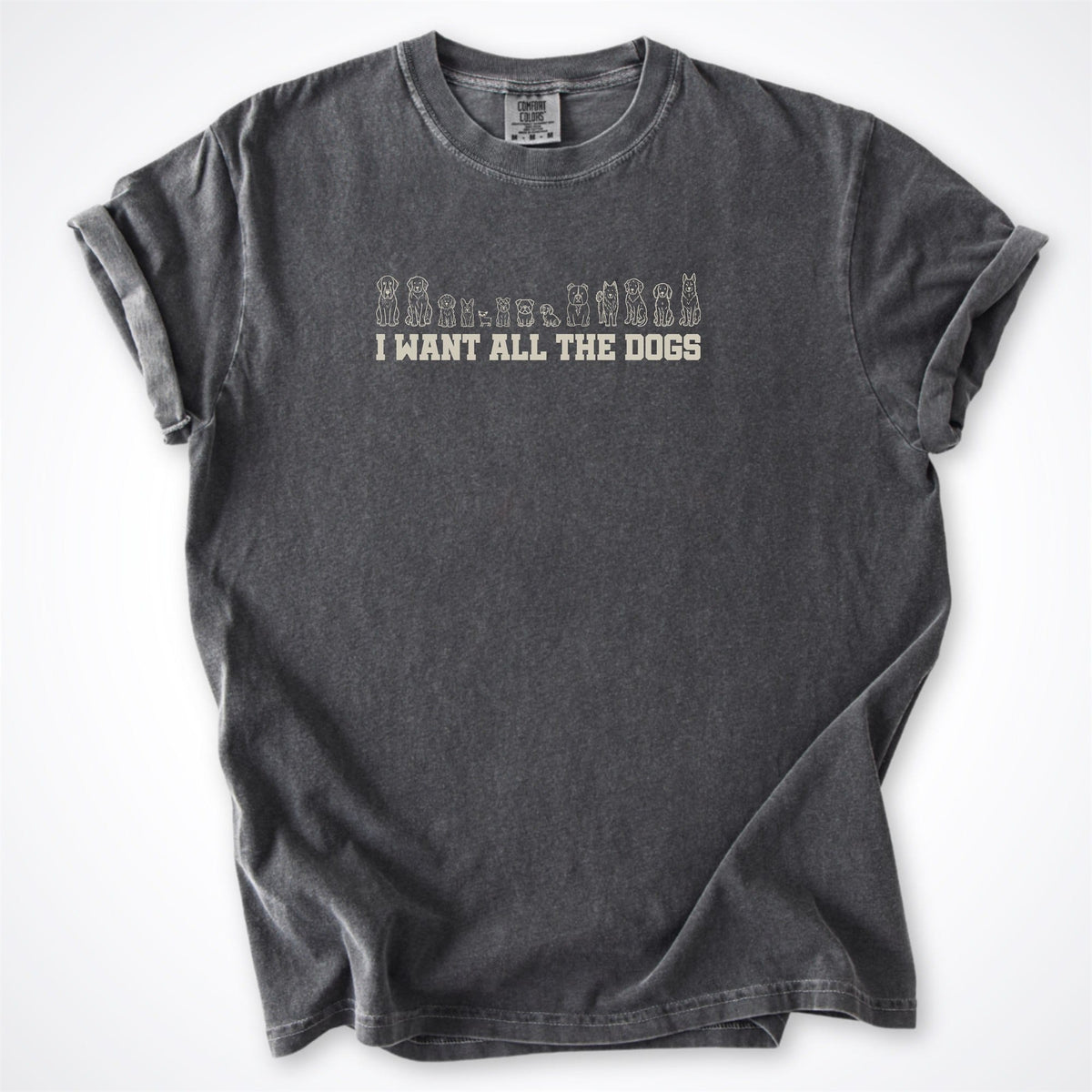 T-Shirt Pepper / S I Want All the Dogs Premium T-Shirt ReallyintoDogs