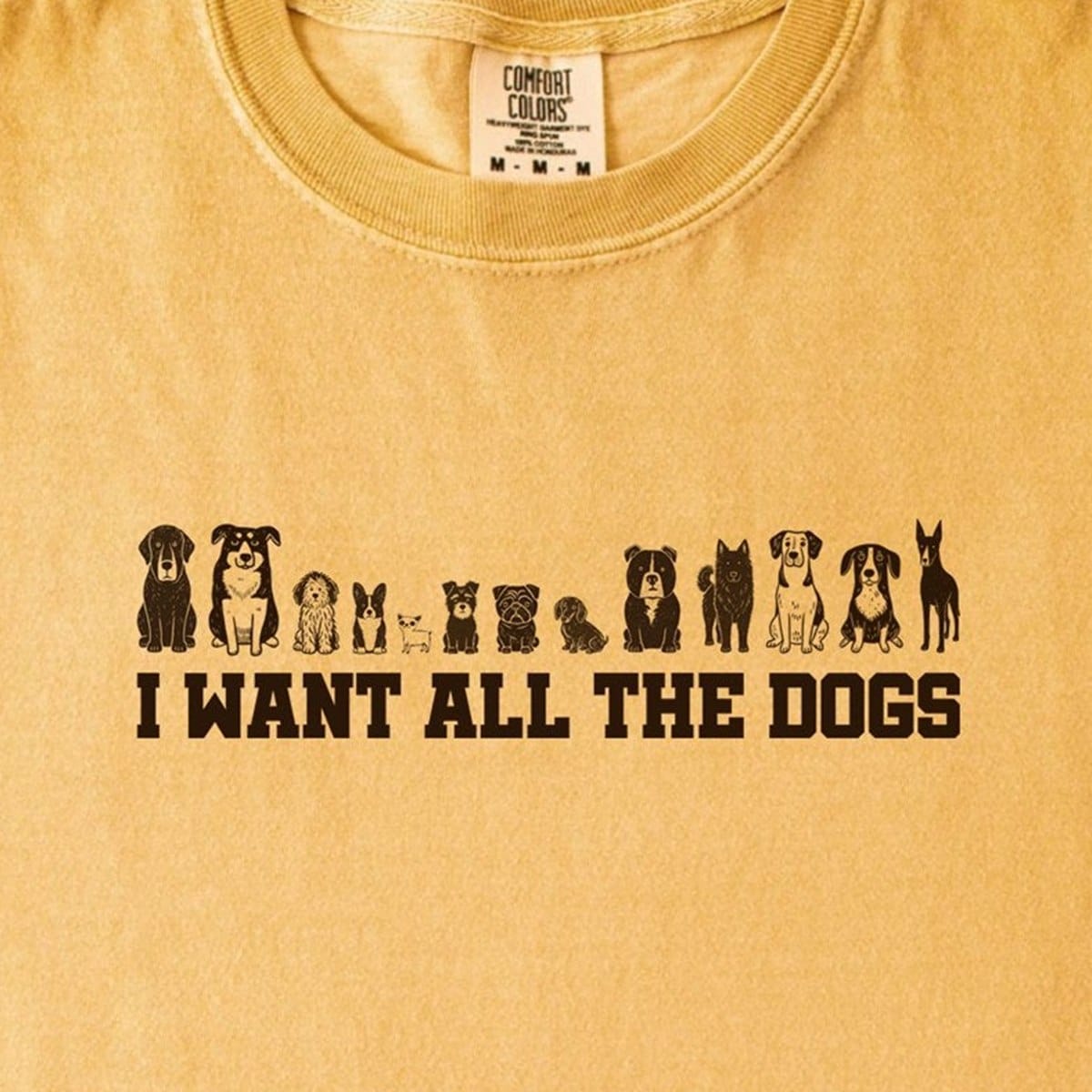 T-Shirt I Want All the Dogs Premium T-Shirt ReallyintoDogs
