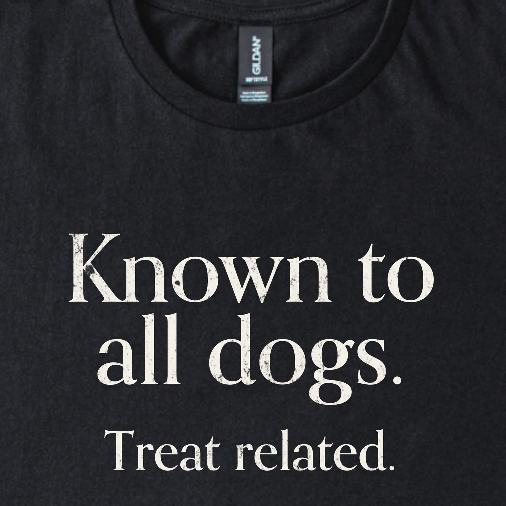 T-Shirt Known to All Dogs. Treat Related. Classic T-Shirt ReallyintoDogs