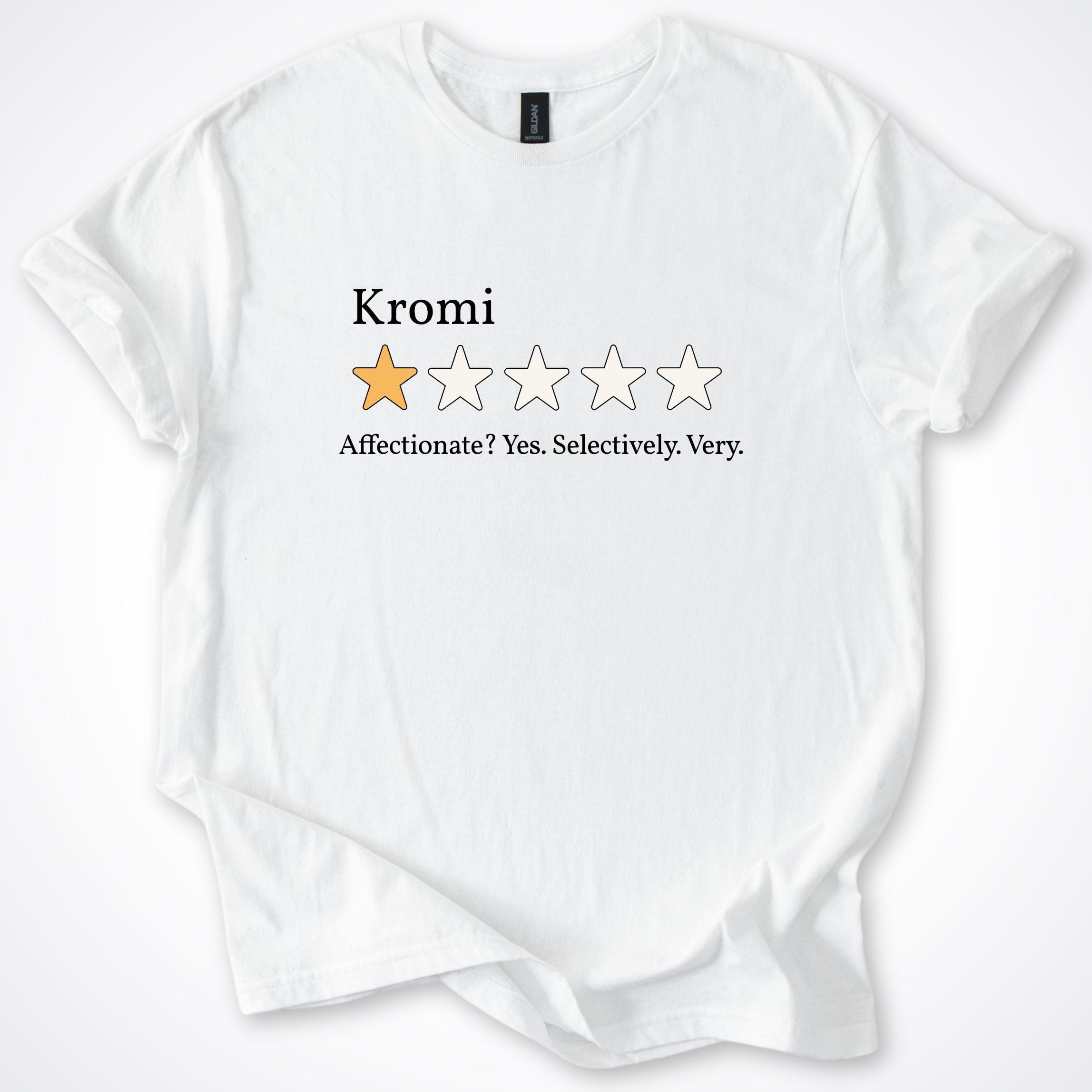 T-Shirt White / S Kromi One Star Review T-Shirt ReallyintoDogs