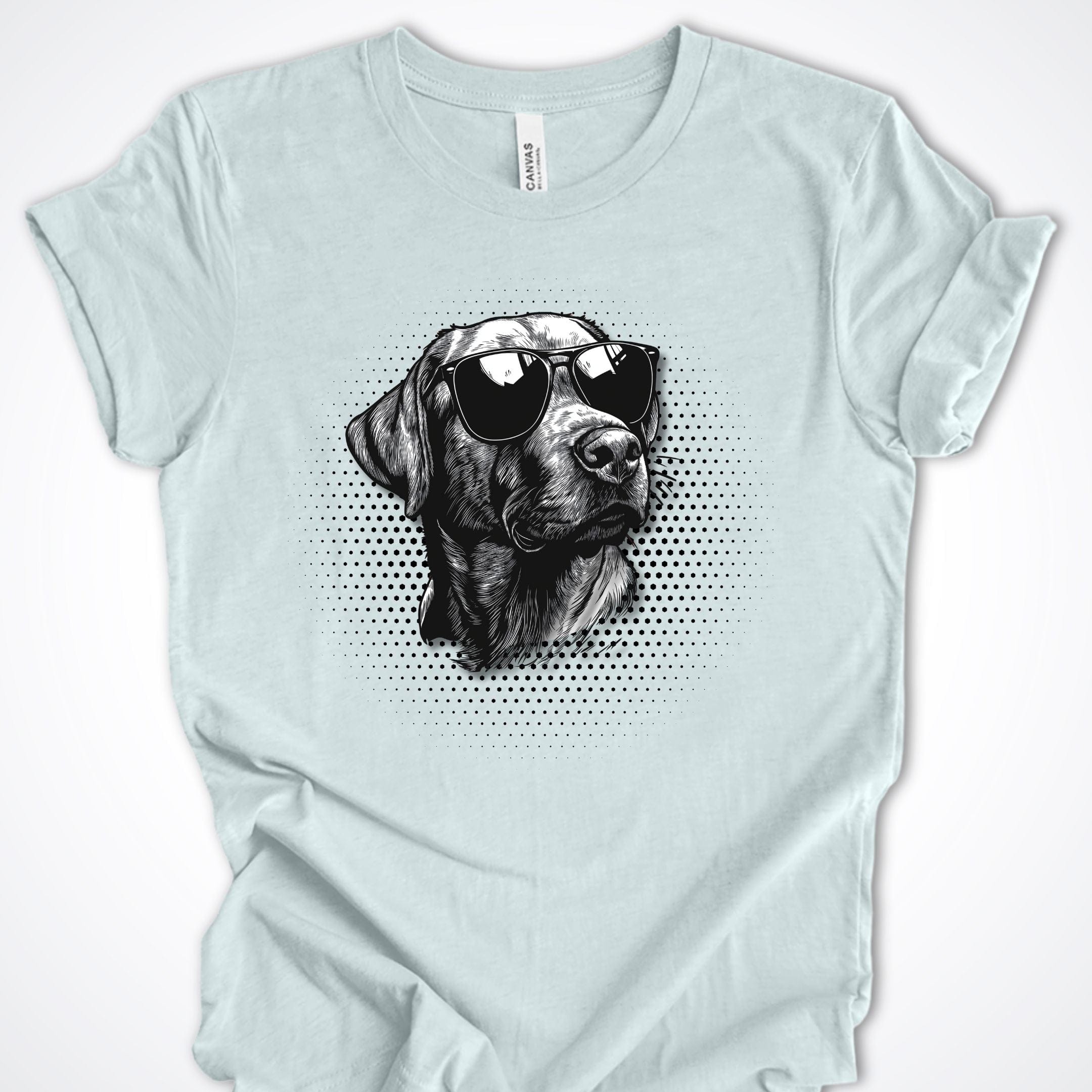 T-Shirt Heather Ice Blue / S Labrador Top Dog Premium Unisex T-Shirt ReallyintoDogs