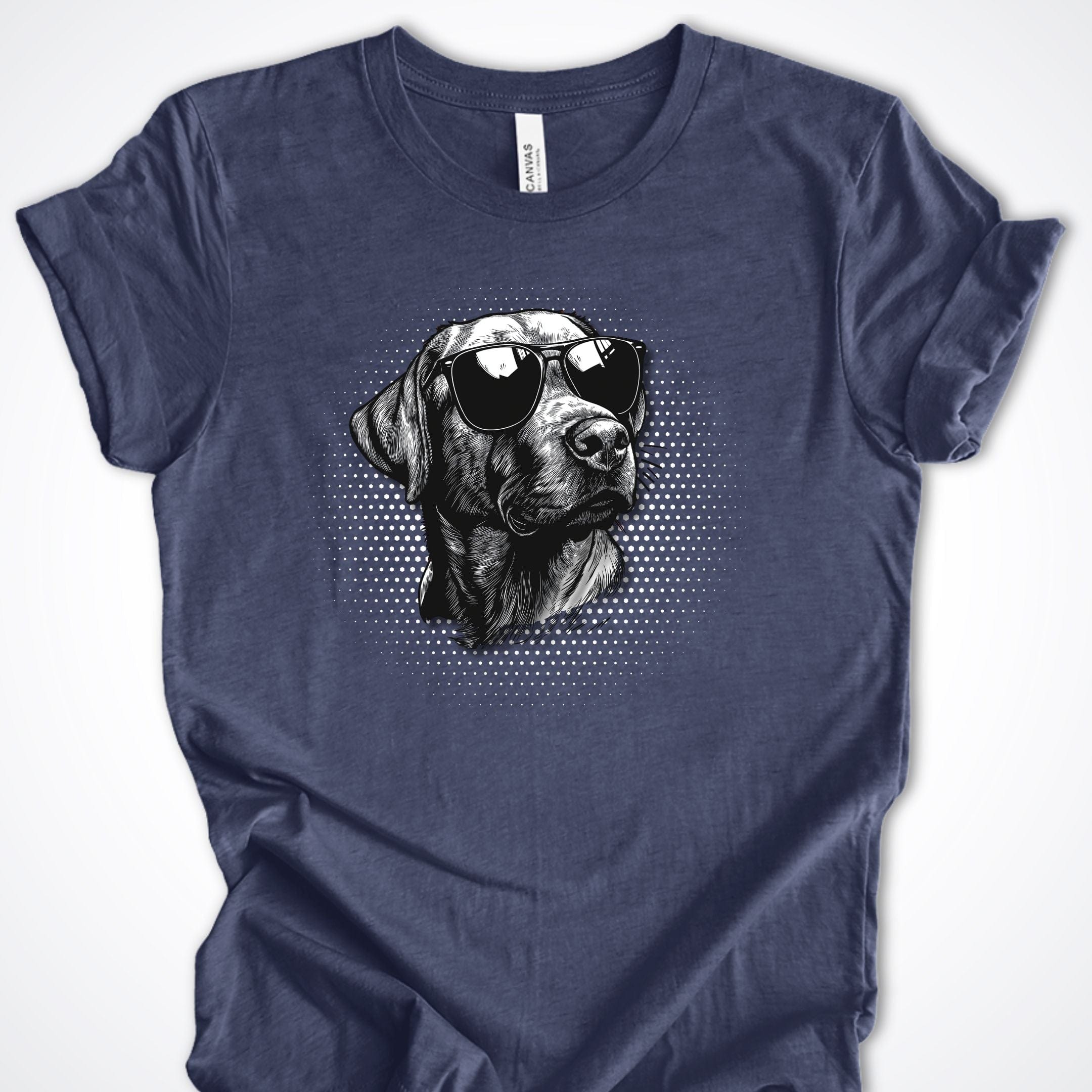 T-Shirt Heather Navy / S Labrador Top Dog Premium Unisex T-Shirt ReallyintoDogs