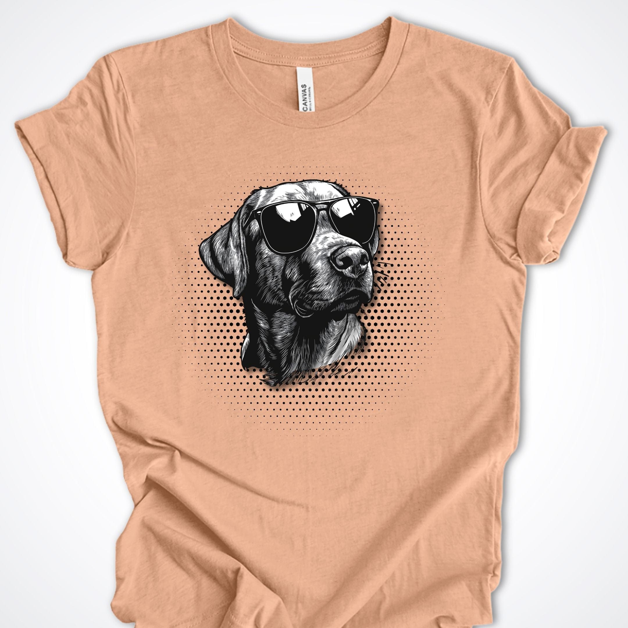 T-Shirt Heather Peach / S Labrador Top Dog Premium Unisex T-Shirt ReallyintoDogs