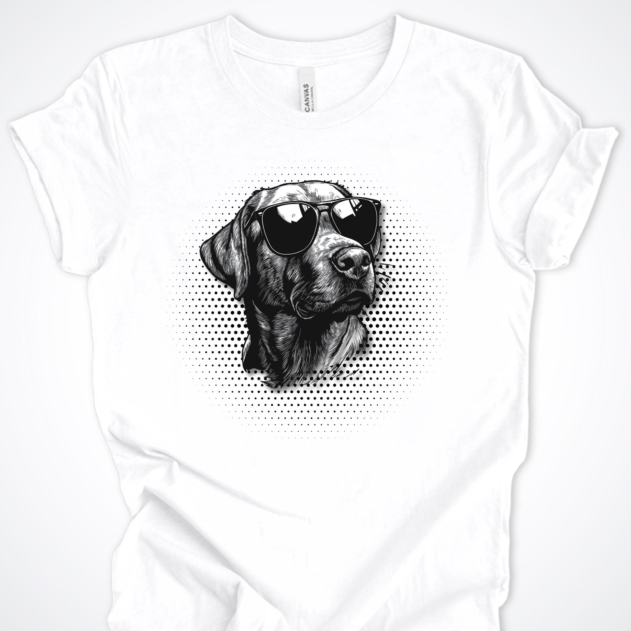 T-Shirt White / S Labrador Top Dog Premium Unisex T-Shirt ReallyintoDogs