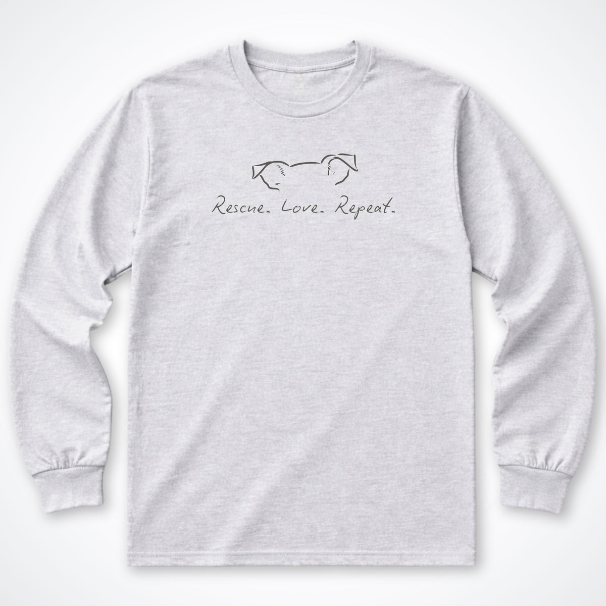 Rescue Love Repeat Long Sleeve Shirt
