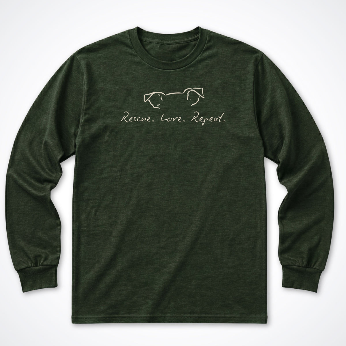 Rescue Love Repeat Long Sleeve Shirt