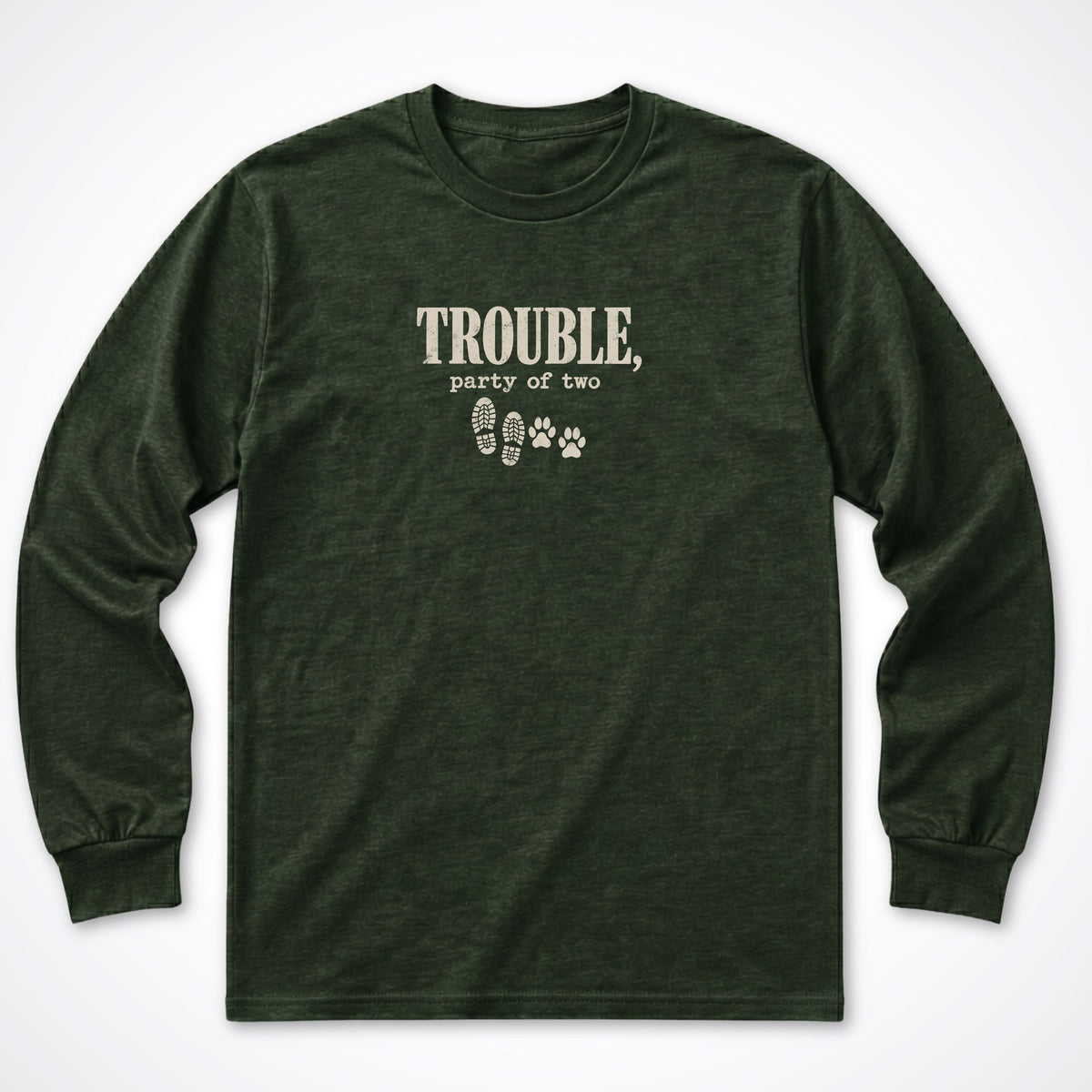 Trouble, Party Of Two Long Sleeve Shirt