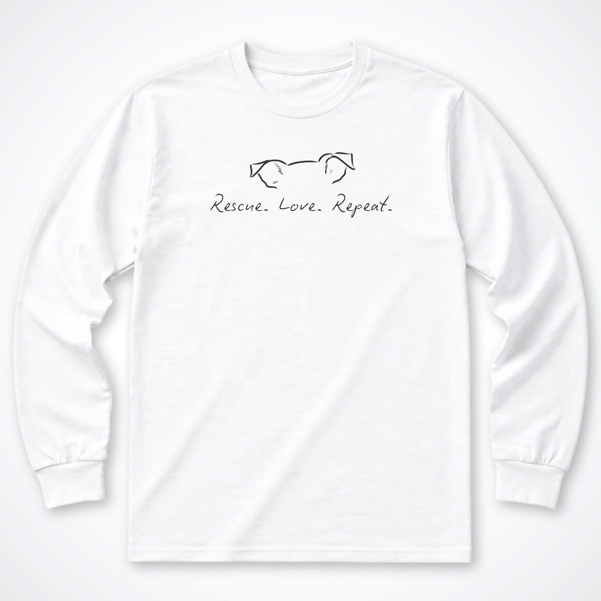 Rescue Love Repeat Long Sleeve Shirt