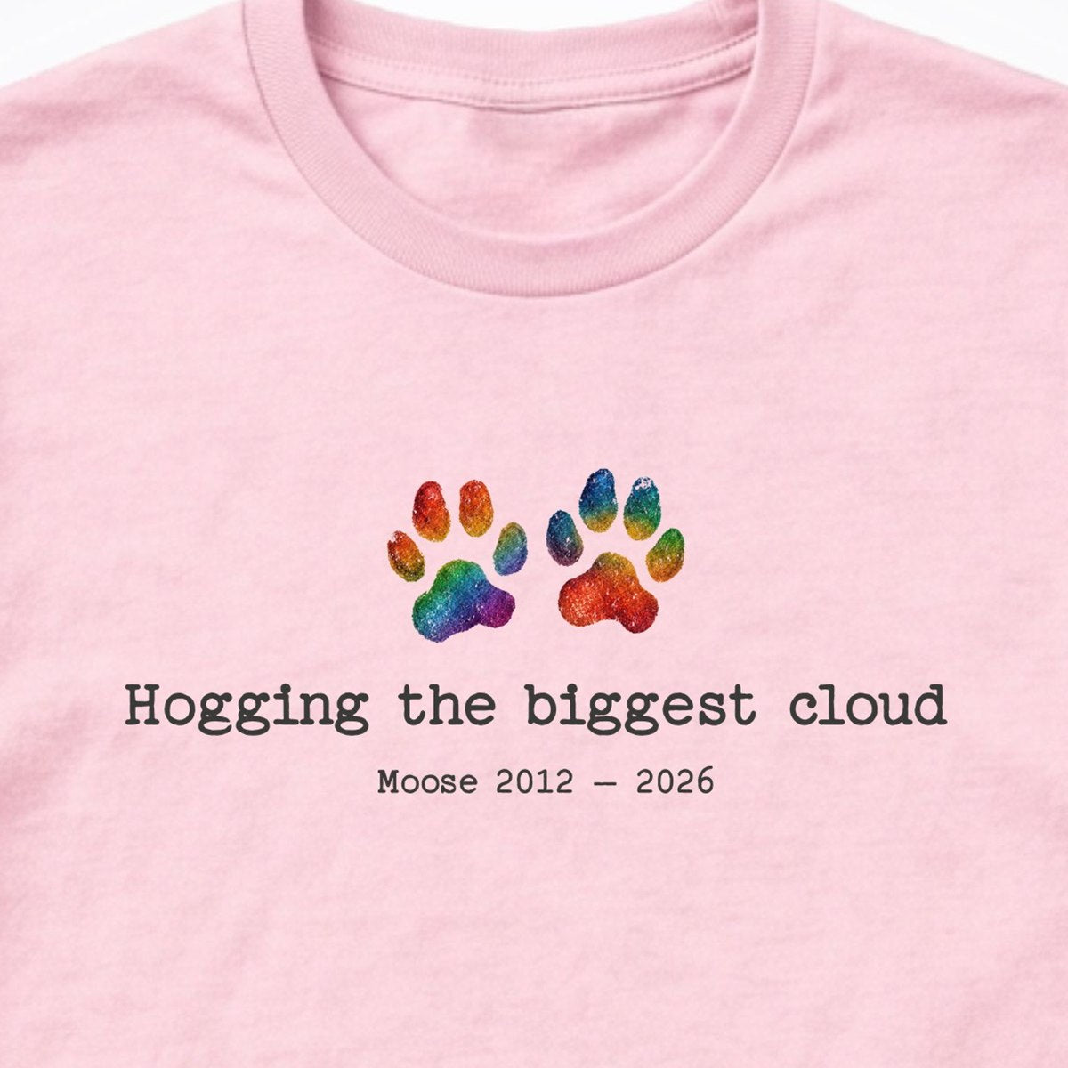 Hogging The Biggest Cloud - Personalized Memorial Long Sleeve Shirt