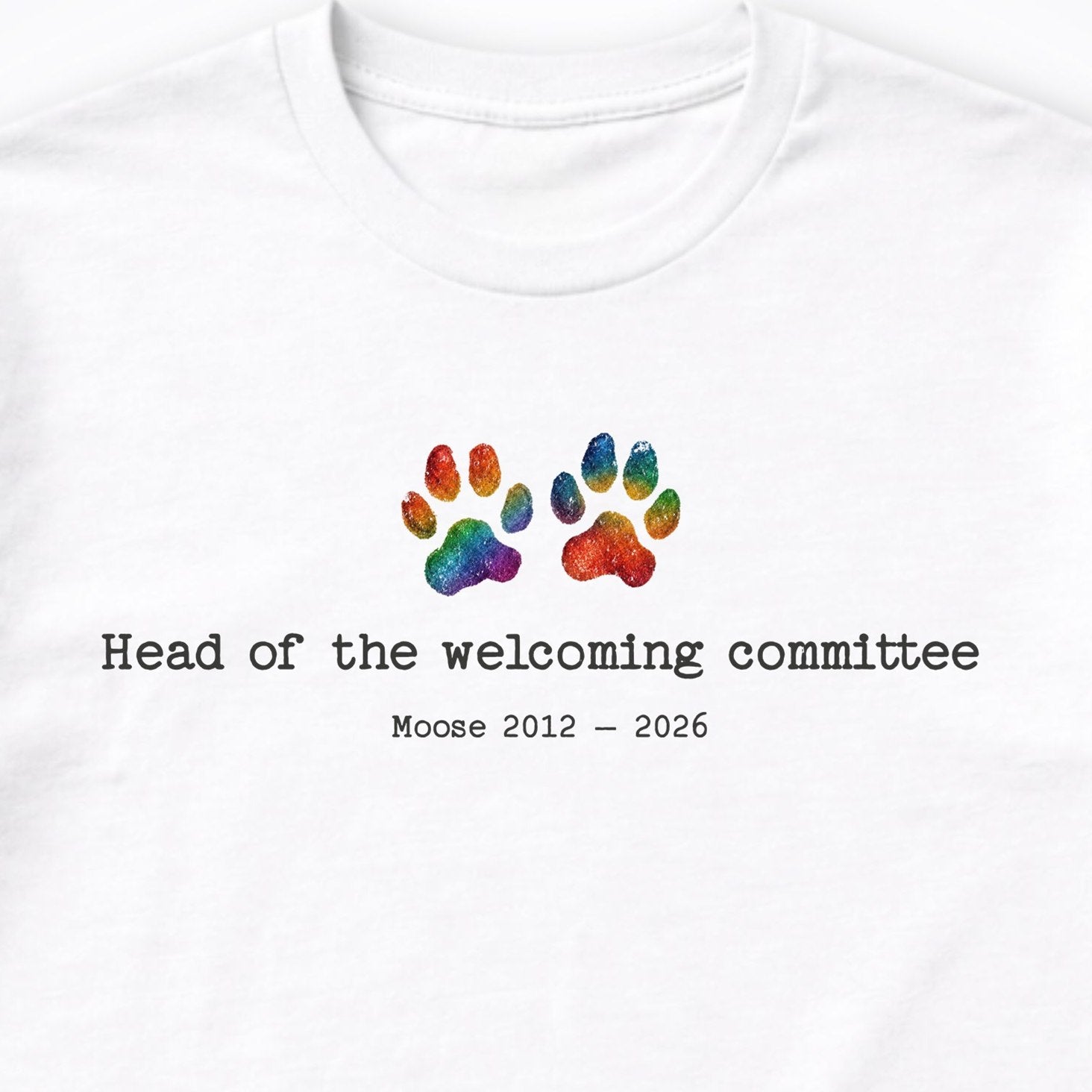 Head Of The Welcoming Committee - Personalized Memorial Long Sleeve Shirt