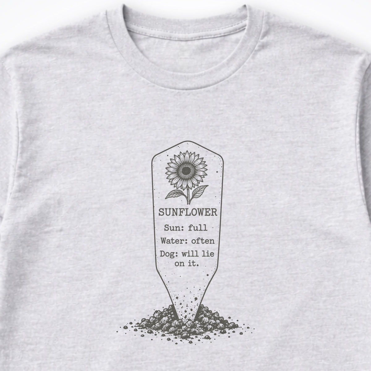Sunflower. Dog: Will Lie On It. Long Sleeve Shirt