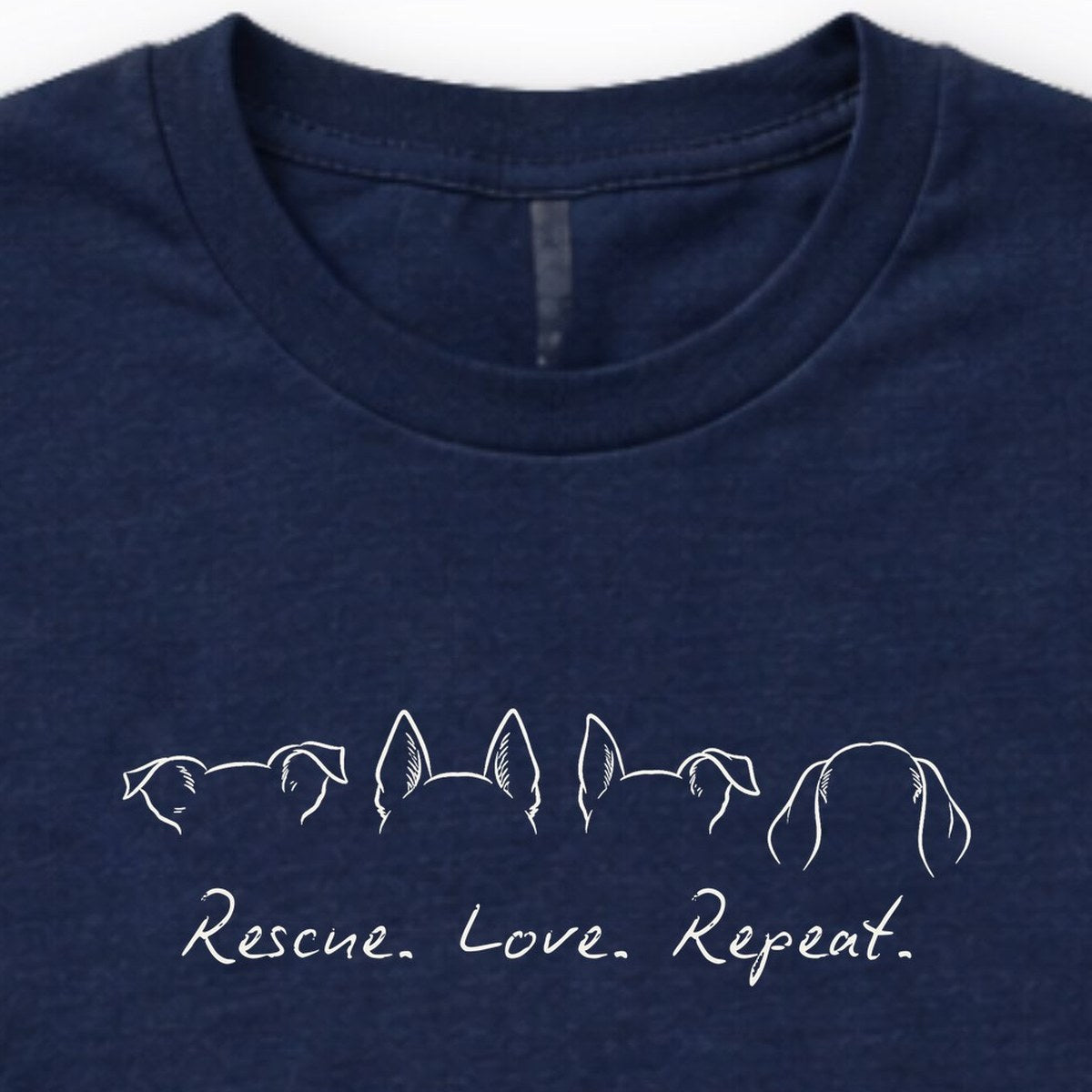 Rescue. Love. Repeat. More Ears Long Sleeve Shirt