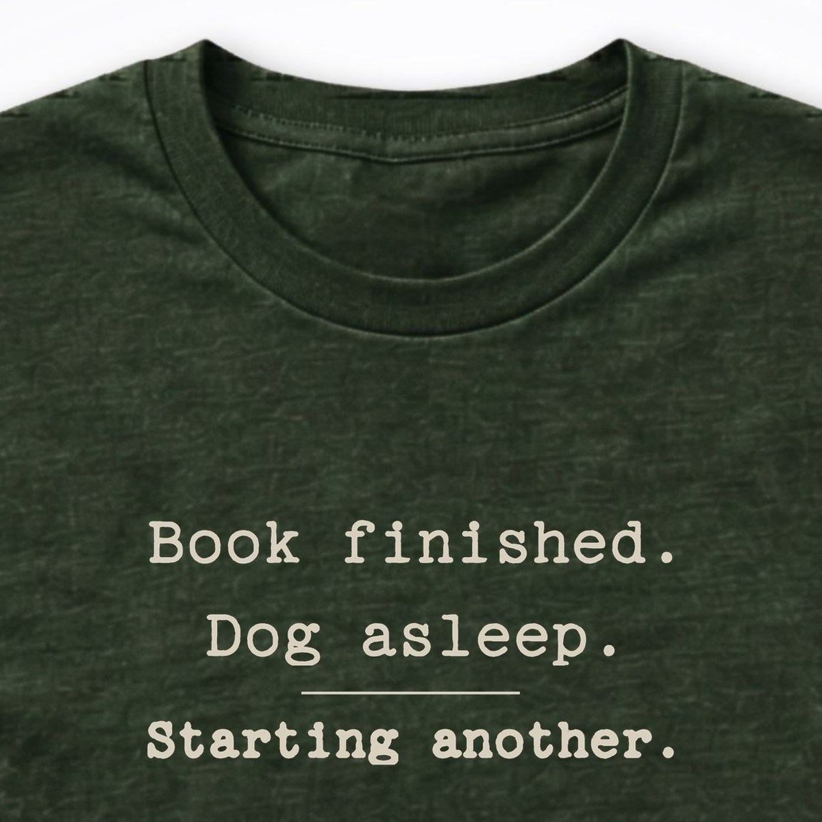 Book Finished. Dog Asleep. Long Sleeve Shirt