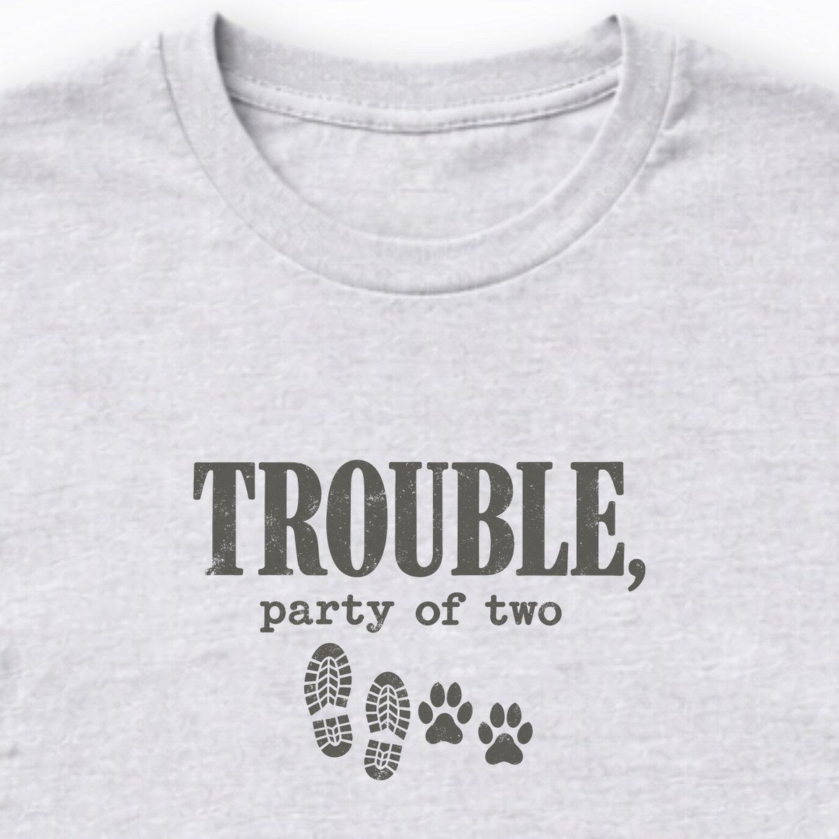 Trouble, Party Of Two Long Sleeve Shirt
